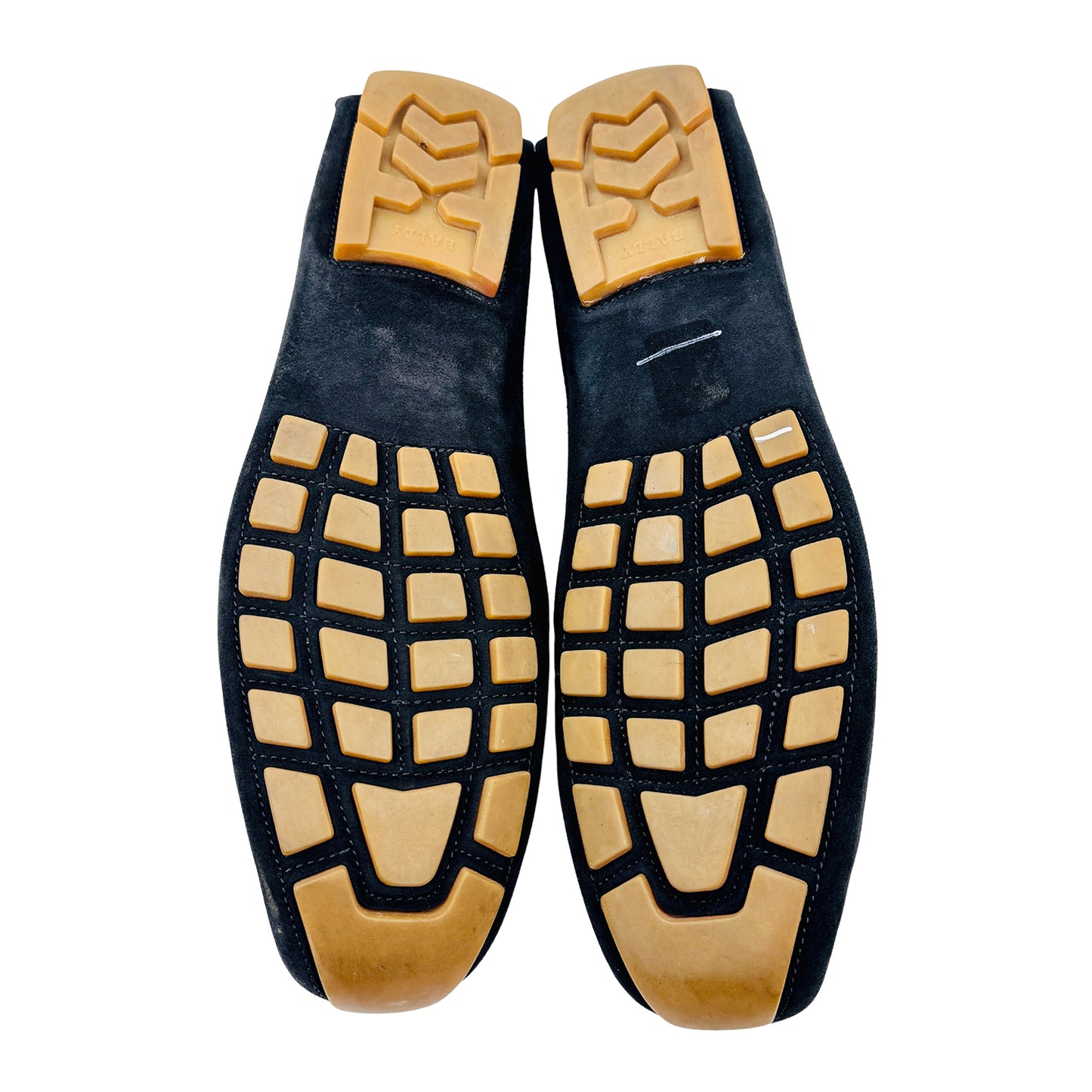Bally Men's Pilot Driver Navy Blue Loafers (Size 45.5/46)