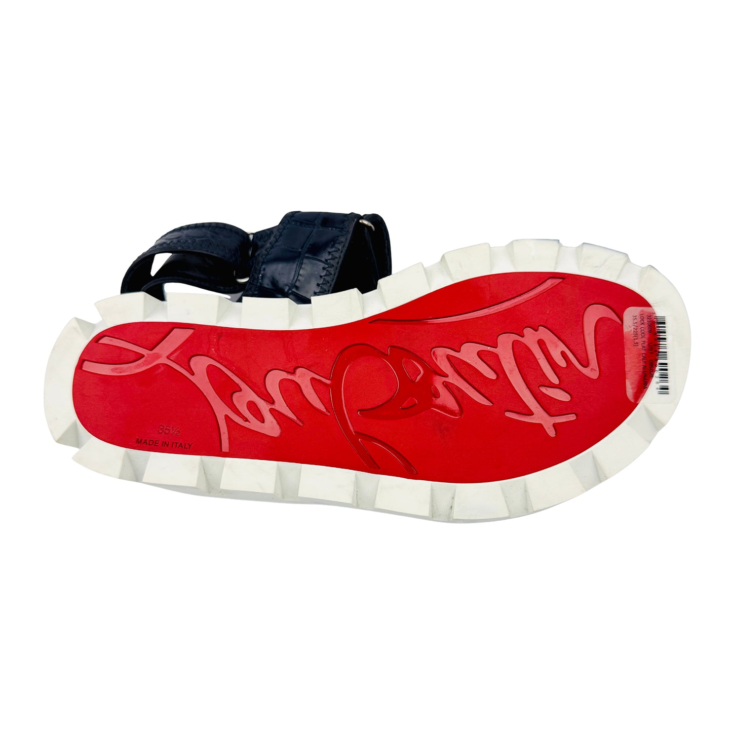 Christian Louboutin Women's Lock Cool Blue Sandals (Size 35.5)