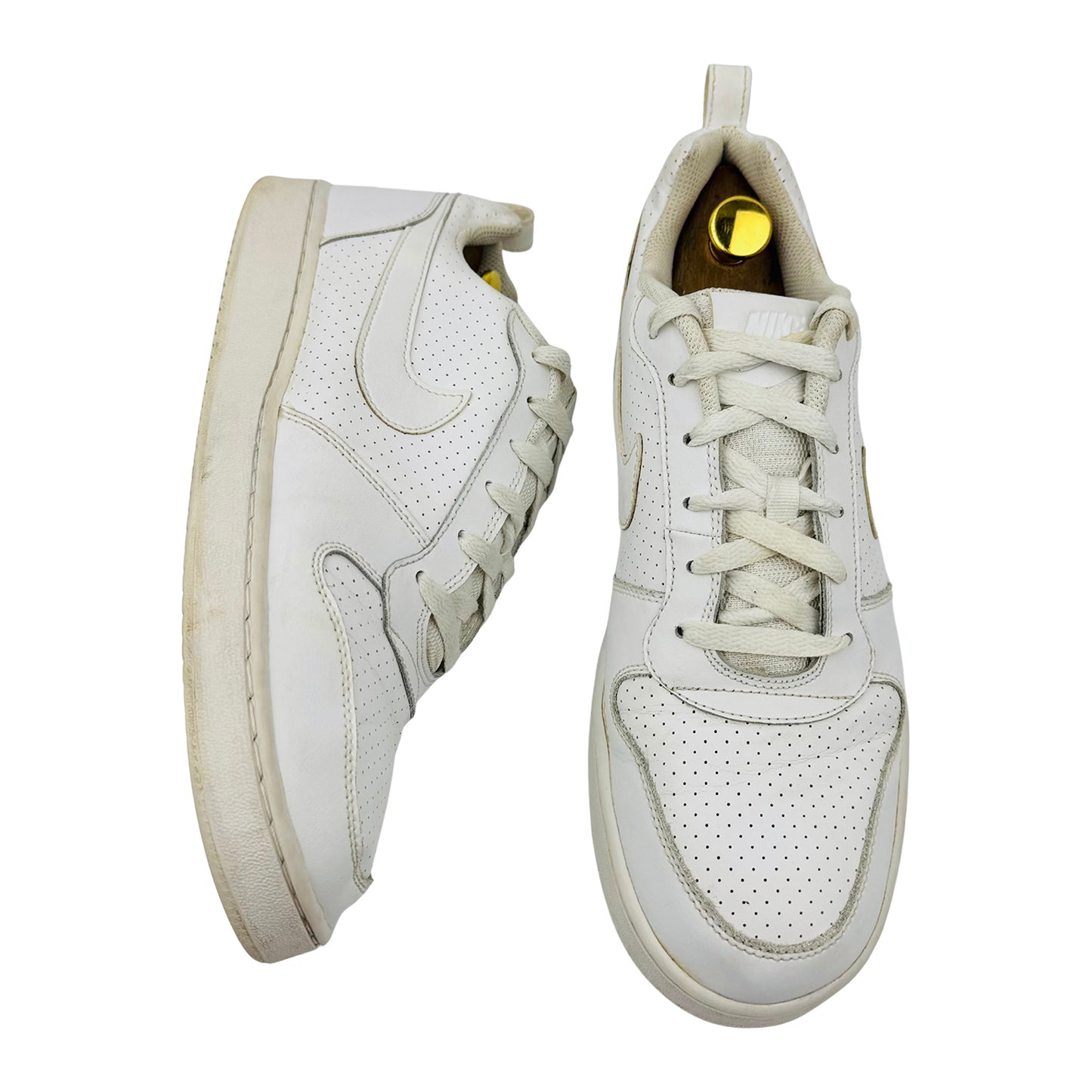 Nike Court Borough Low 'Triple White' Sneakers (Size 44) - 838937-111