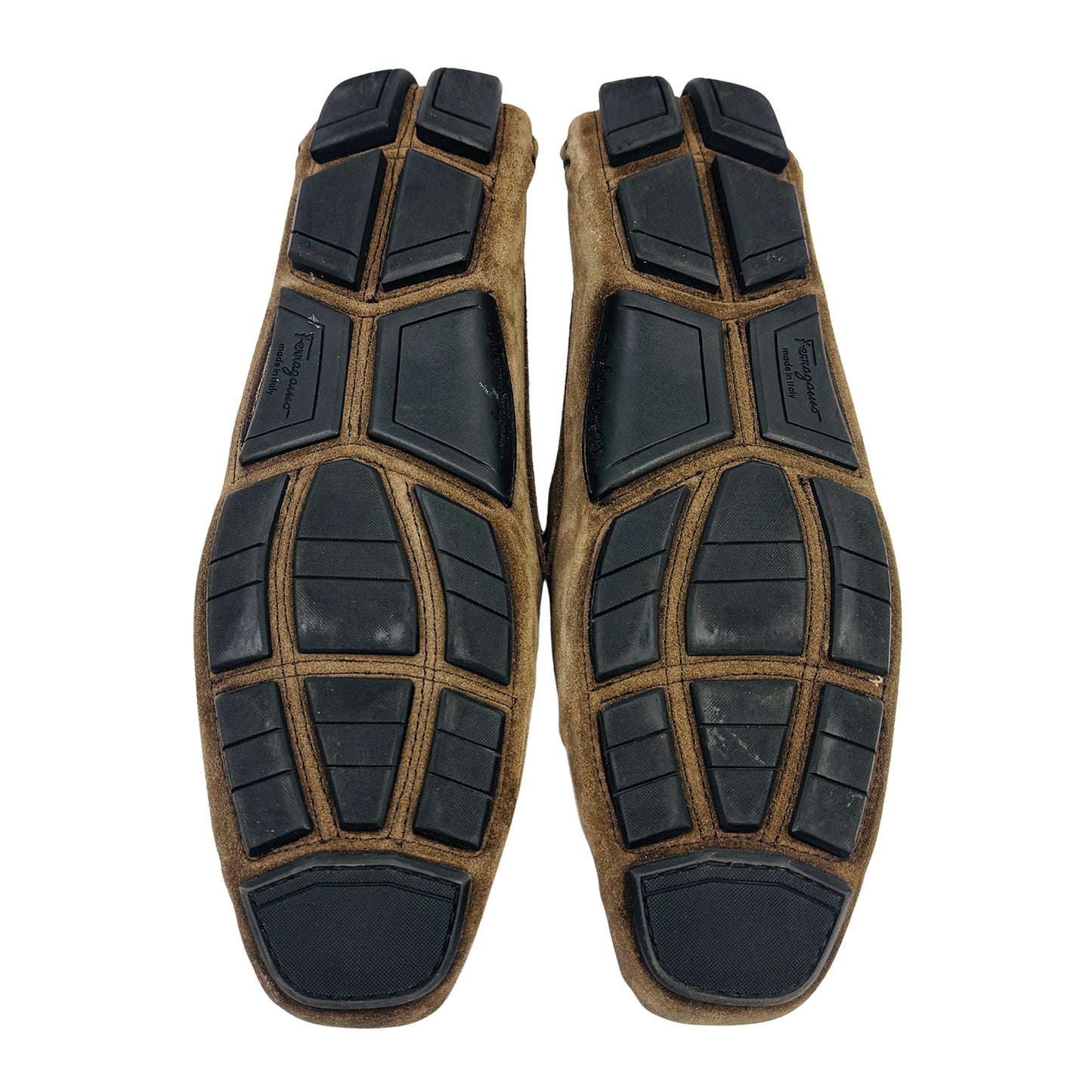 Salvatore Ferragamo Parigi Eco Suede Driving Loafers (Size 43.5/44)