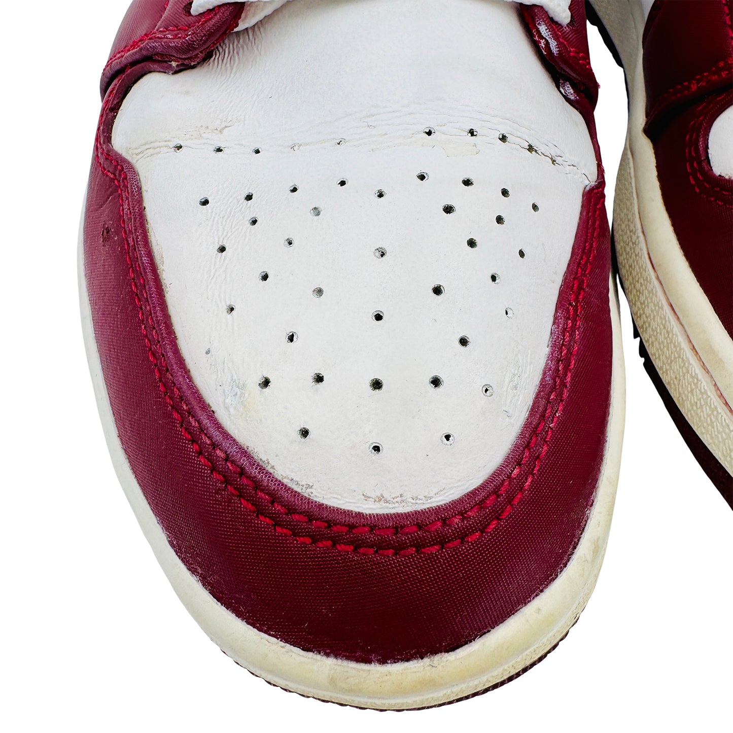 Nike Air Jordan 1 Low 'Noble Red' Sneakers (Size 43) - 553558-604