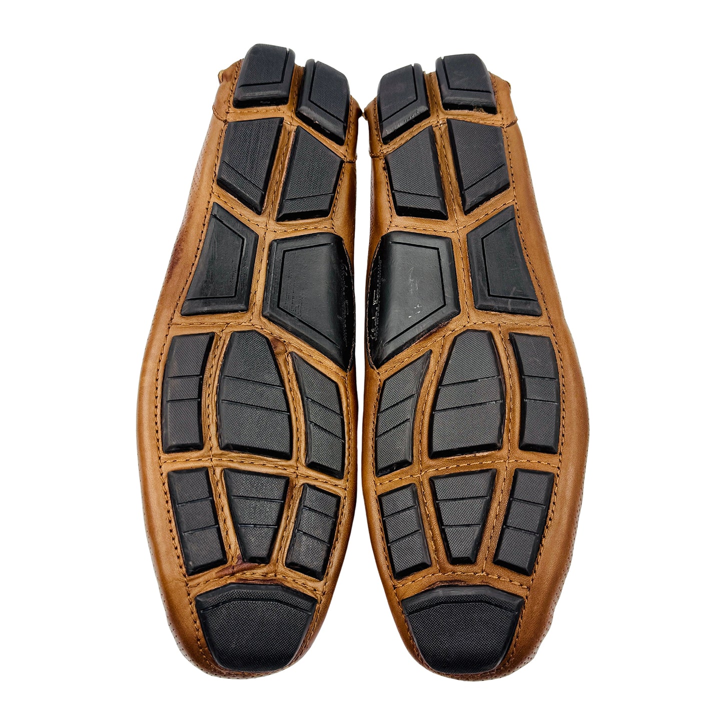 Salvatore Ferragamo Gancini Bit Leather Loafers (Size 40/40.5)