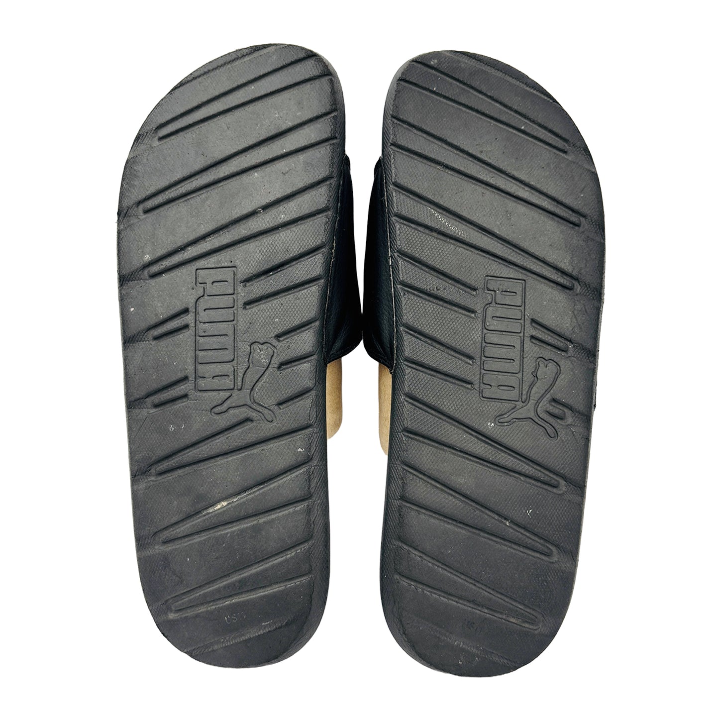Outsole image of Puma Men's Cool Cat V Black Slides (Size 44/44.5) - 371044_02