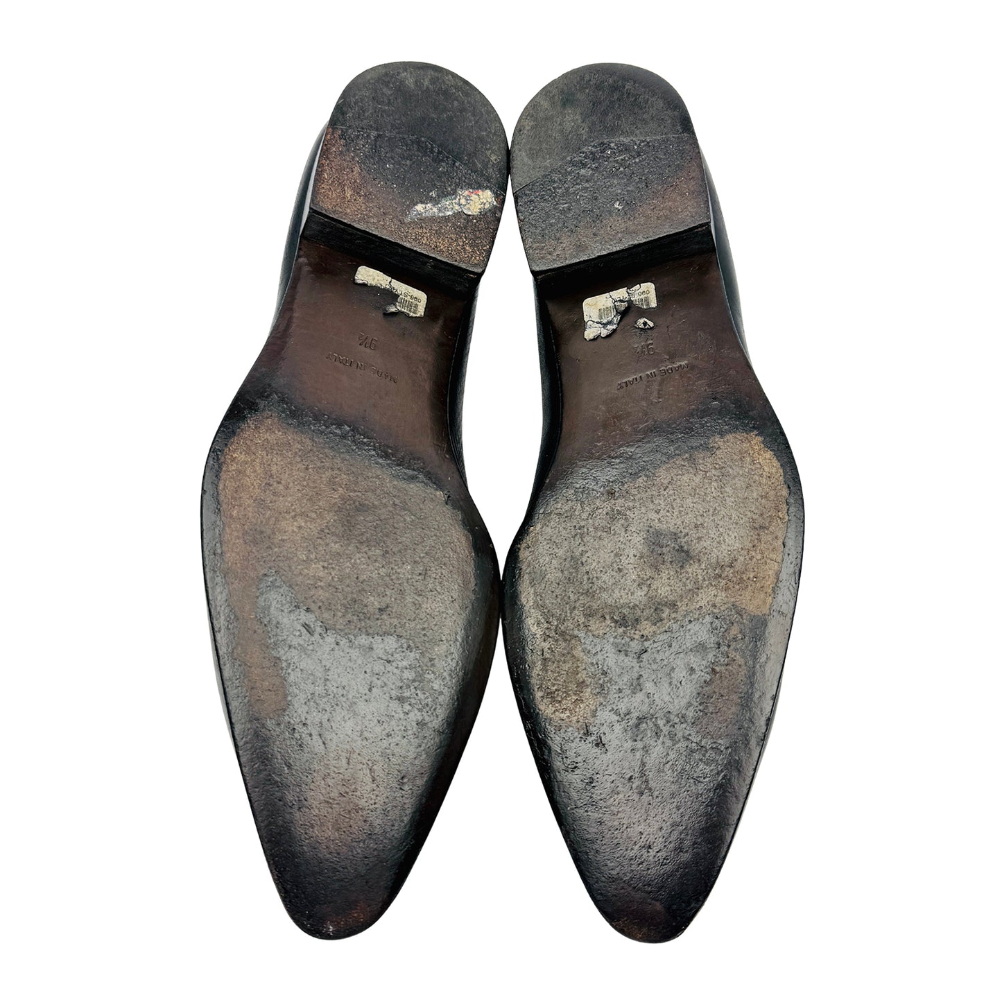 Charles Jourdan Black Leather Penny Loafers (Size 43.5)