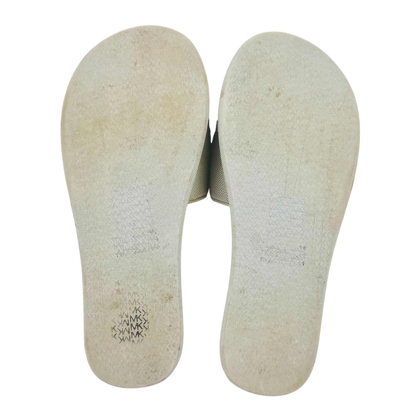 Michael Kors MK Logo Off-White Slides (Size 38/38.5)