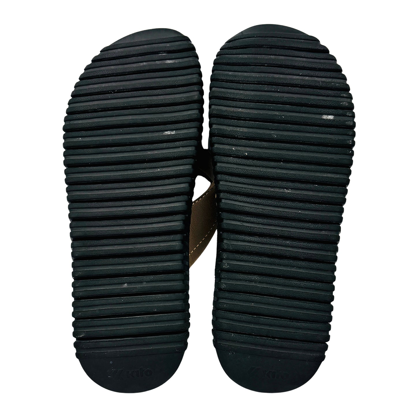 Kito Men's Brown ToePost Flip Flops (Size 42)