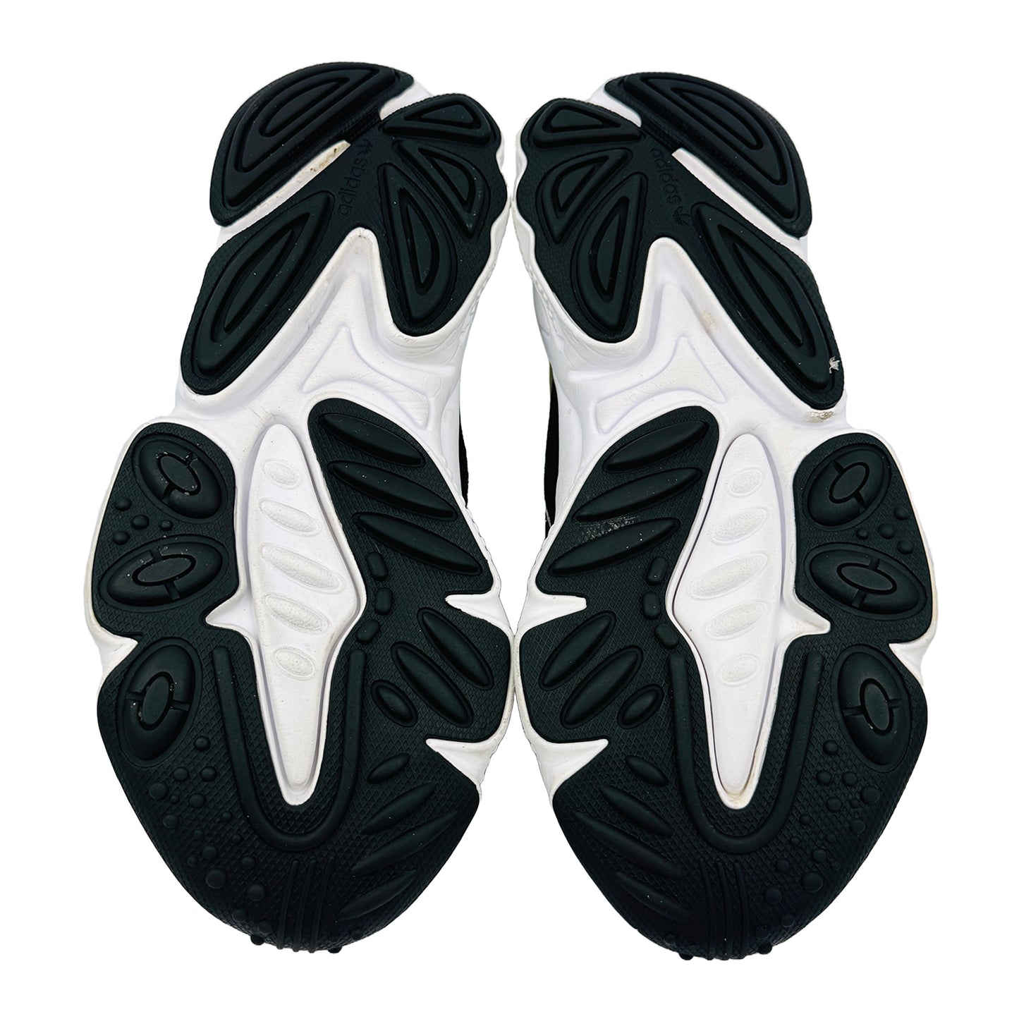 Outsole image of Adidas Ozweego Black Sneakers (Size 38) - EF0158