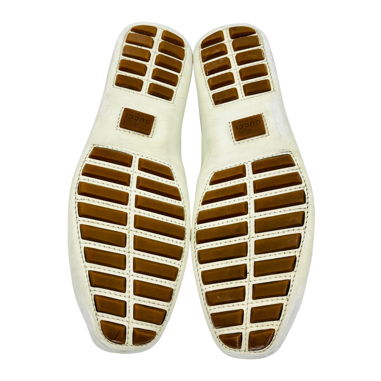 Gucci GG Canvas Driver 'Off White' Loafer (Size 42.5/43)