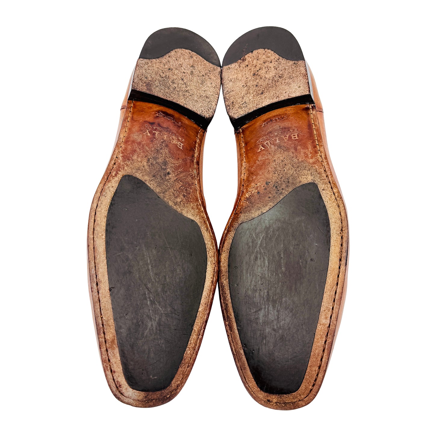 Bally Brent 64 Brown Tobacco Kangaroo Leather Loafers (Size 44/44.5)