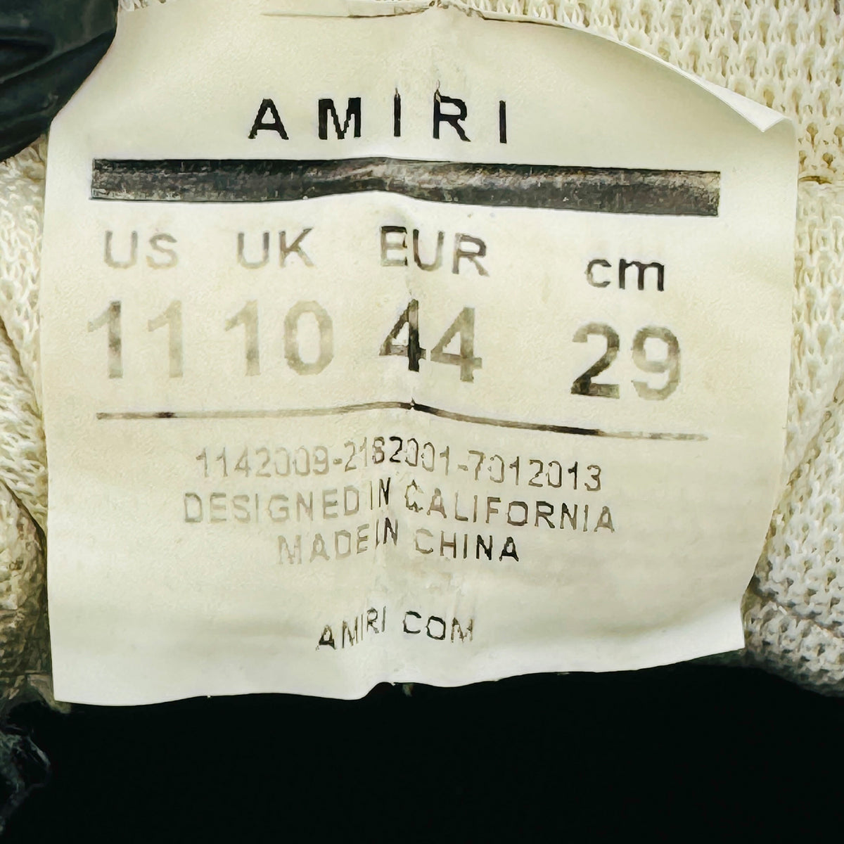 AMIRI Men's Skel Top Low Sneakers (Size 44)