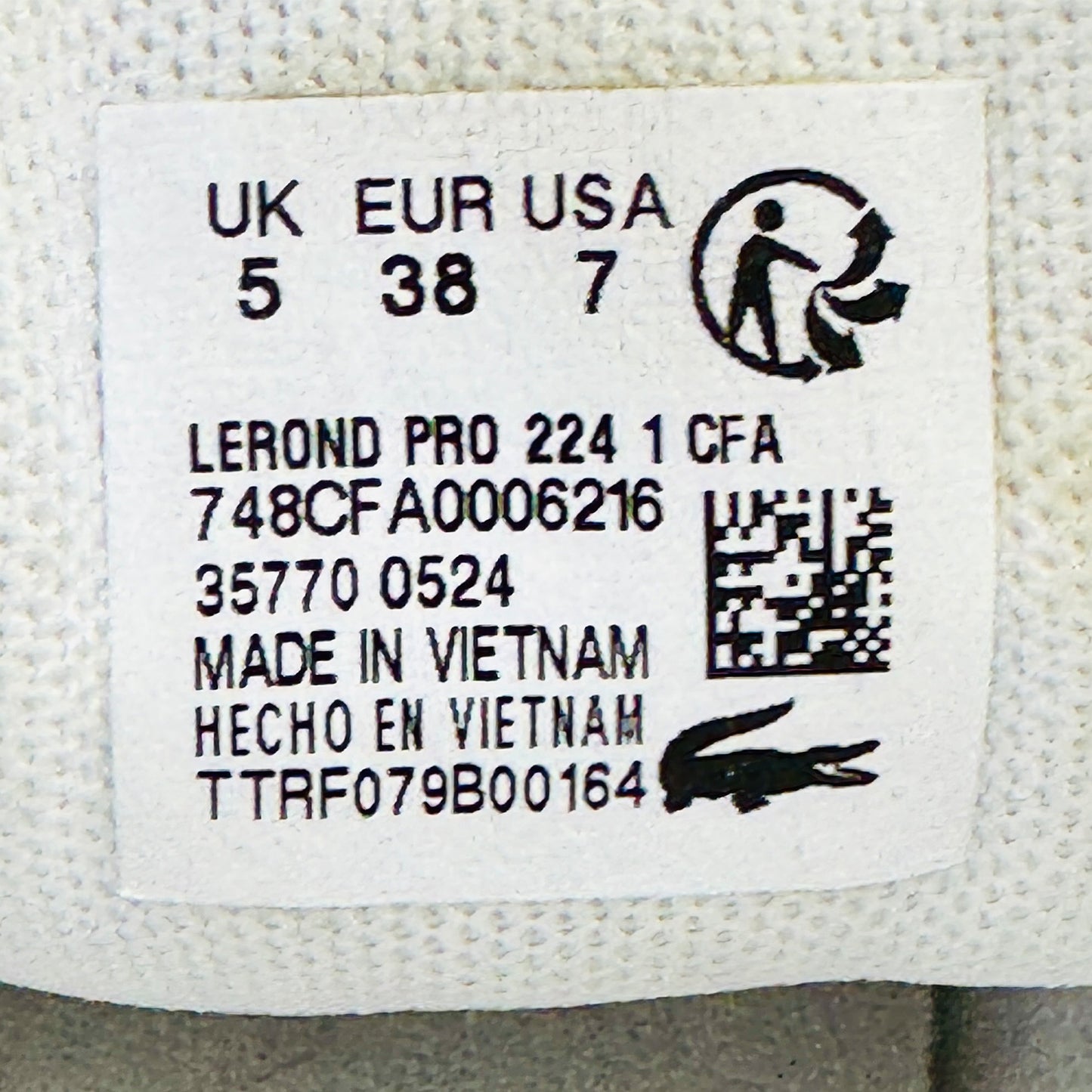 Lacoste Lerond Pro Sneakers (Size 38) - 748CFA0006216