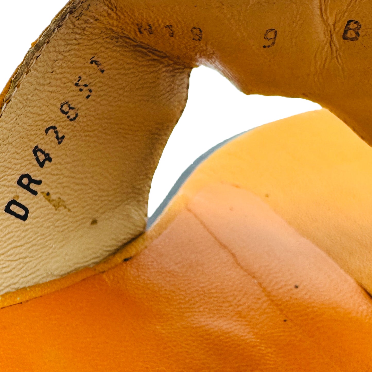 Salvatore Ferragamo Orange Flip Flops (Size 39)