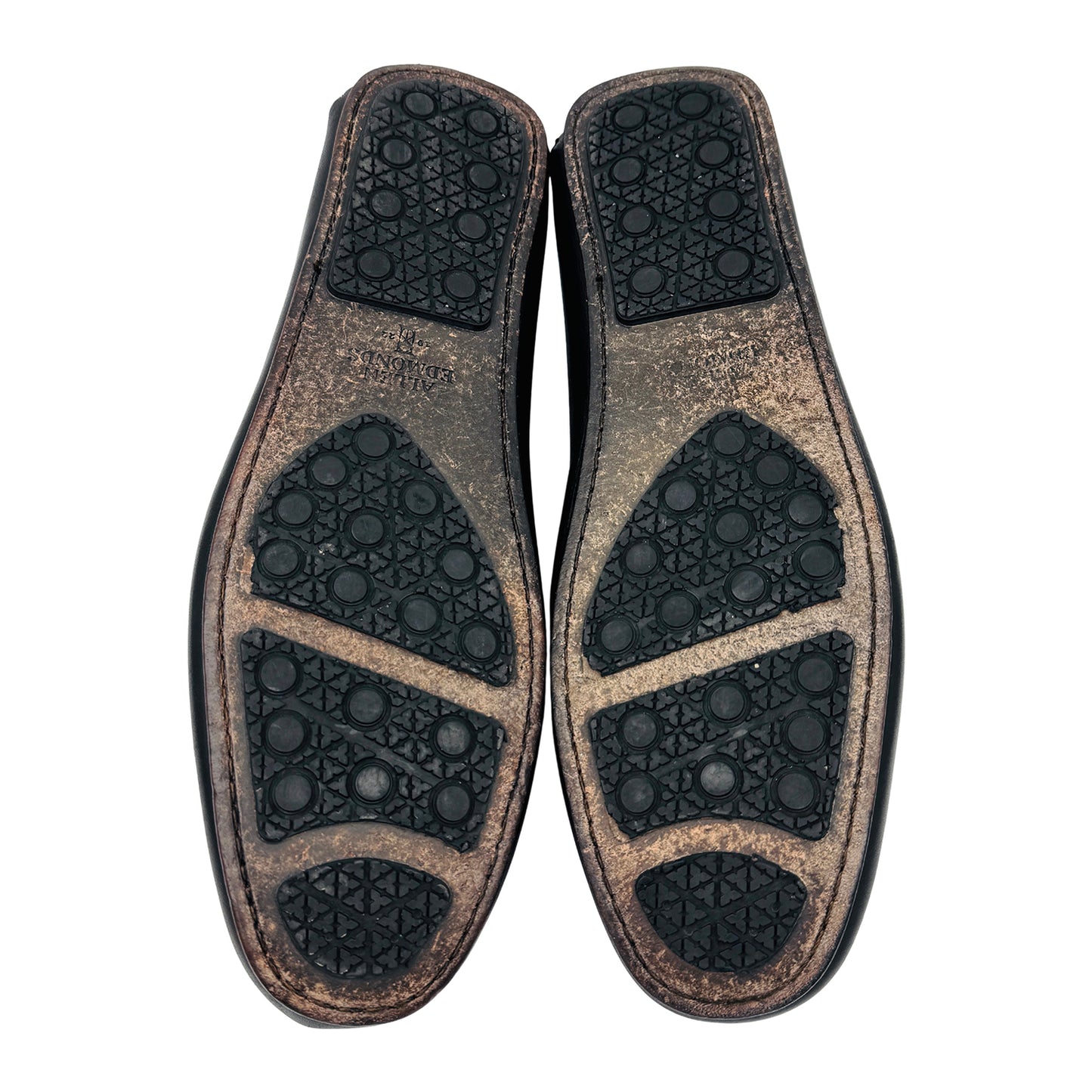 Allen Edmonds Super Sport Black Penny Loafers (Size 46/46.5)