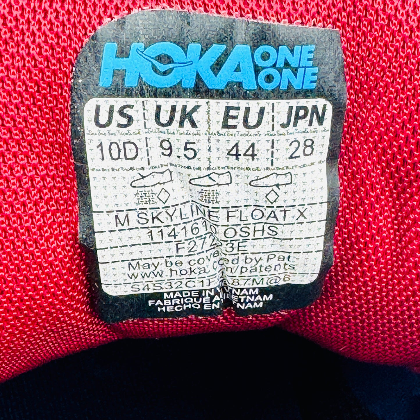 Hoka Men's Skyline-Float X Shoes (Size 44) - 1141610 OSHS