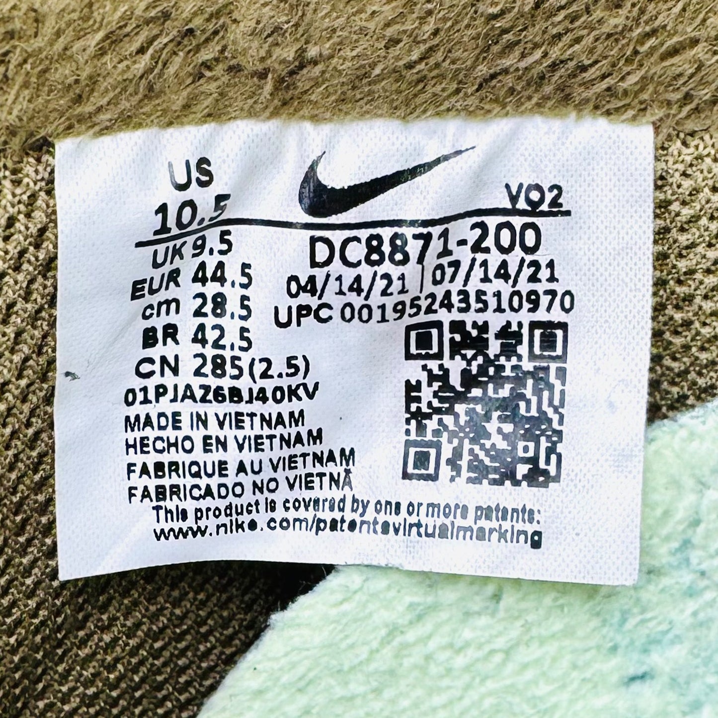 Nike Air Force 1 '07 LV8 'Ratten' Sneakers (Size 44.5) - DC8871-200