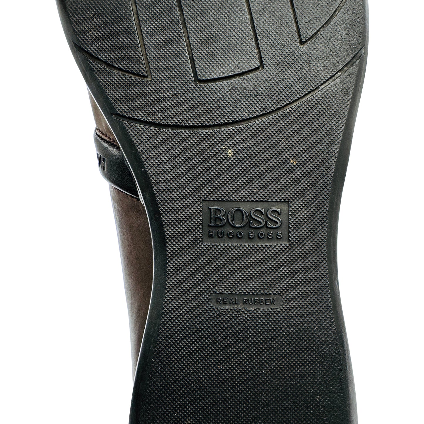 Hugo Boss Men's Brown Leather Sneakers (Size 43/43.5)