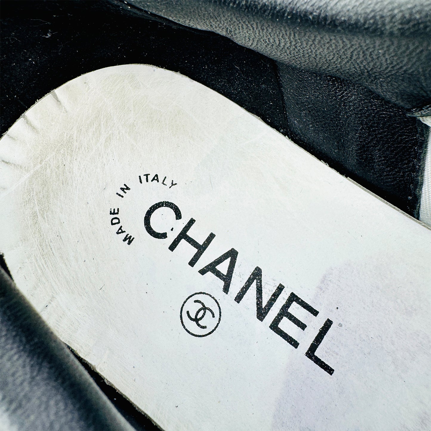 Chanel Men's Monogram Shoelace Sneakers (Size 43/43.5)