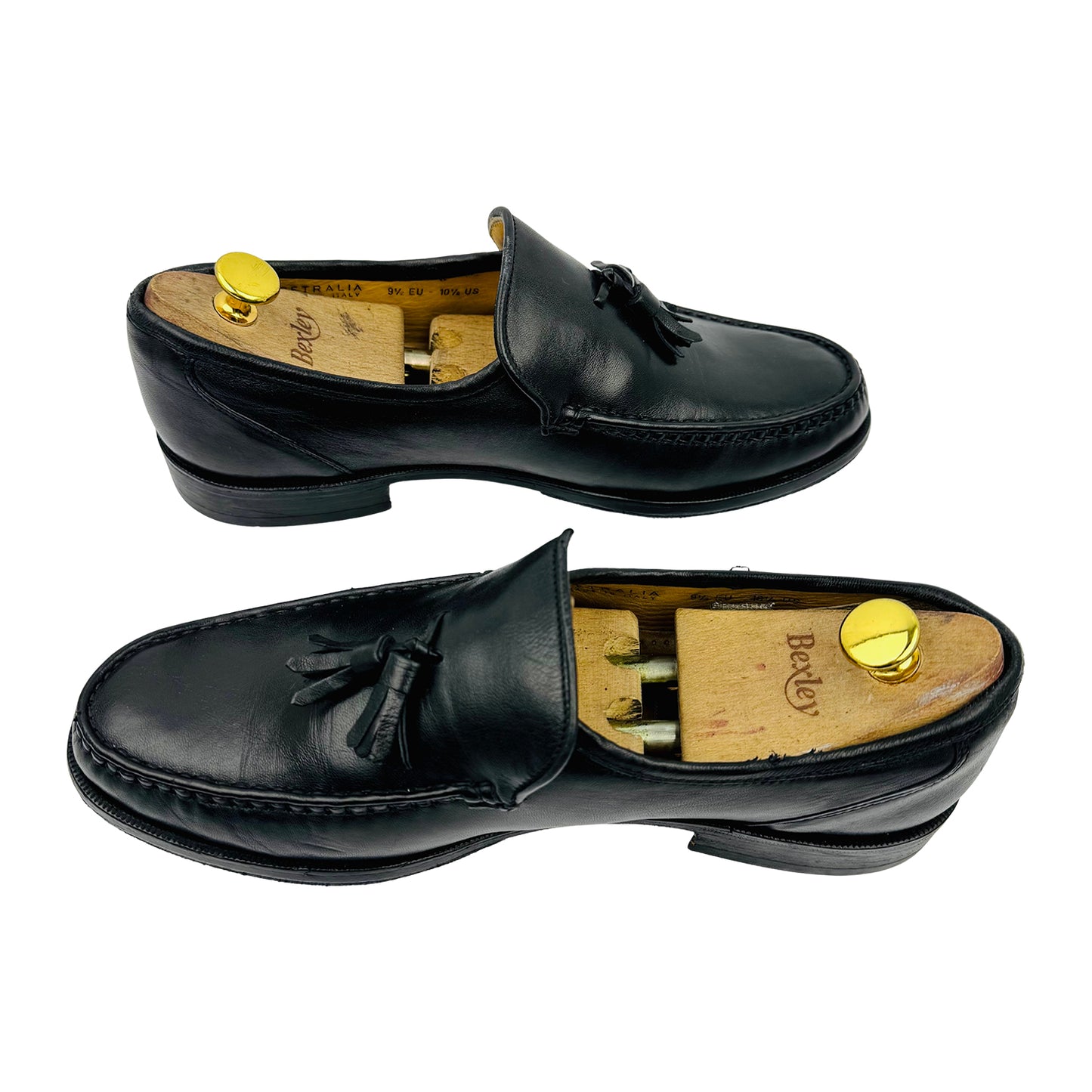 Bally Petralia Black Leather Tassel Loafer (Size 43/43.5)