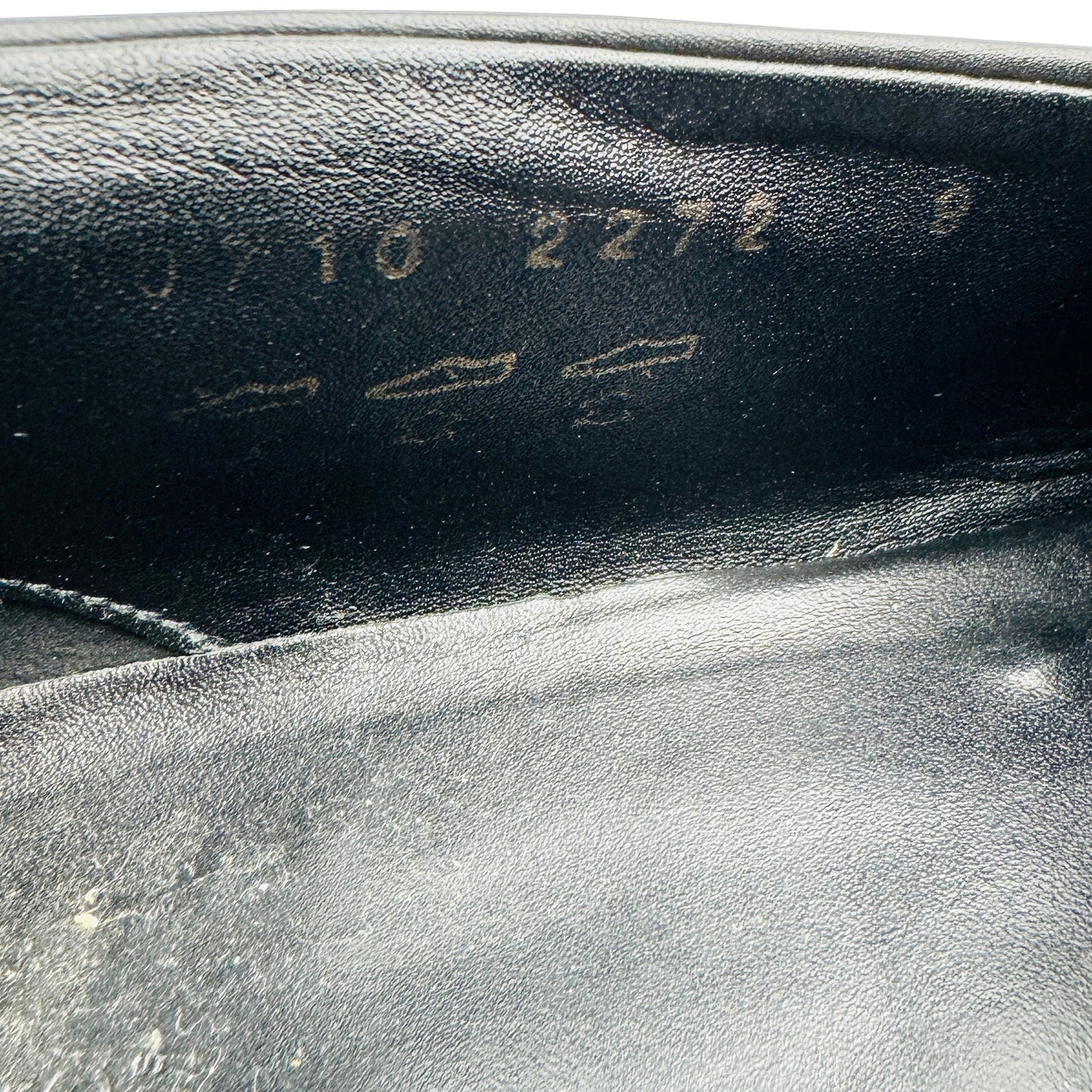 Hugo Boss Men's Black Leather Penny Loafers (Size 44)