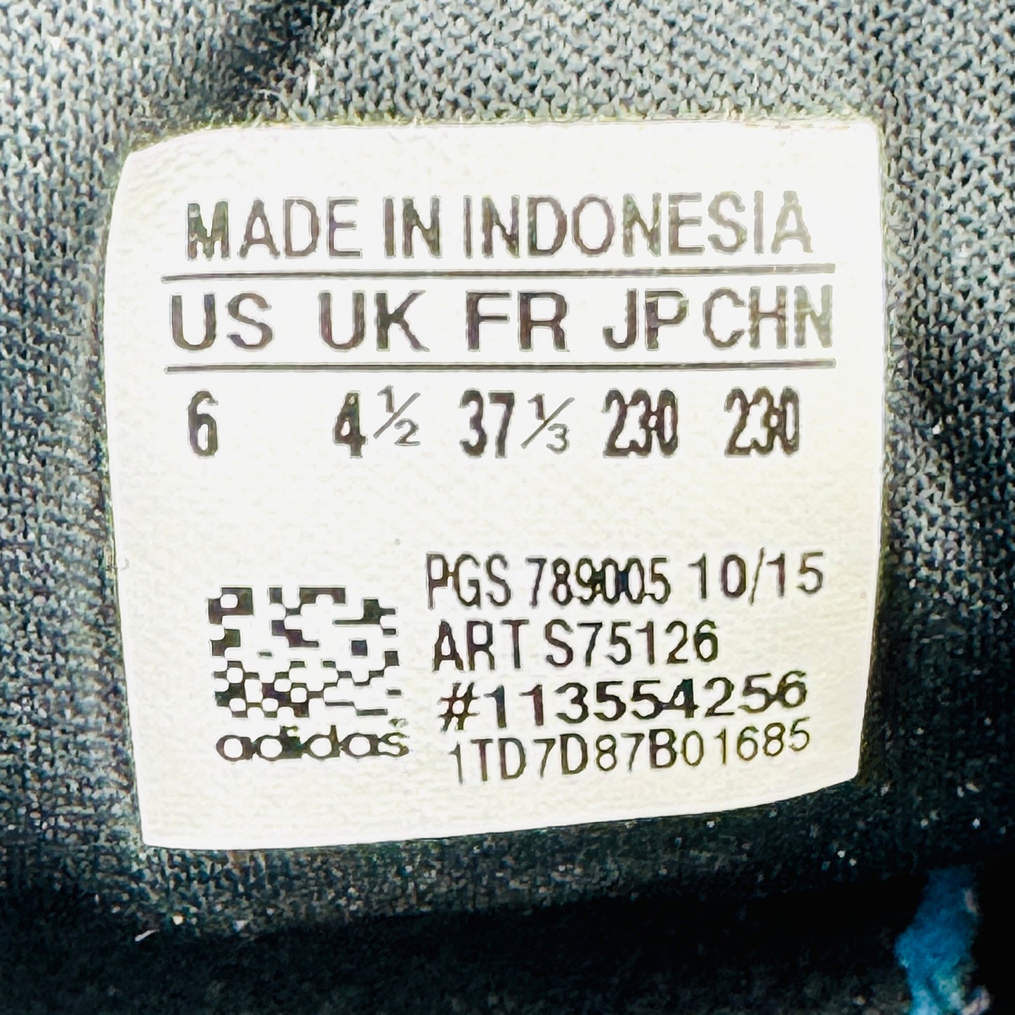 Adidas Superstar Core Black Sneakers (Size 37.5) - S75126