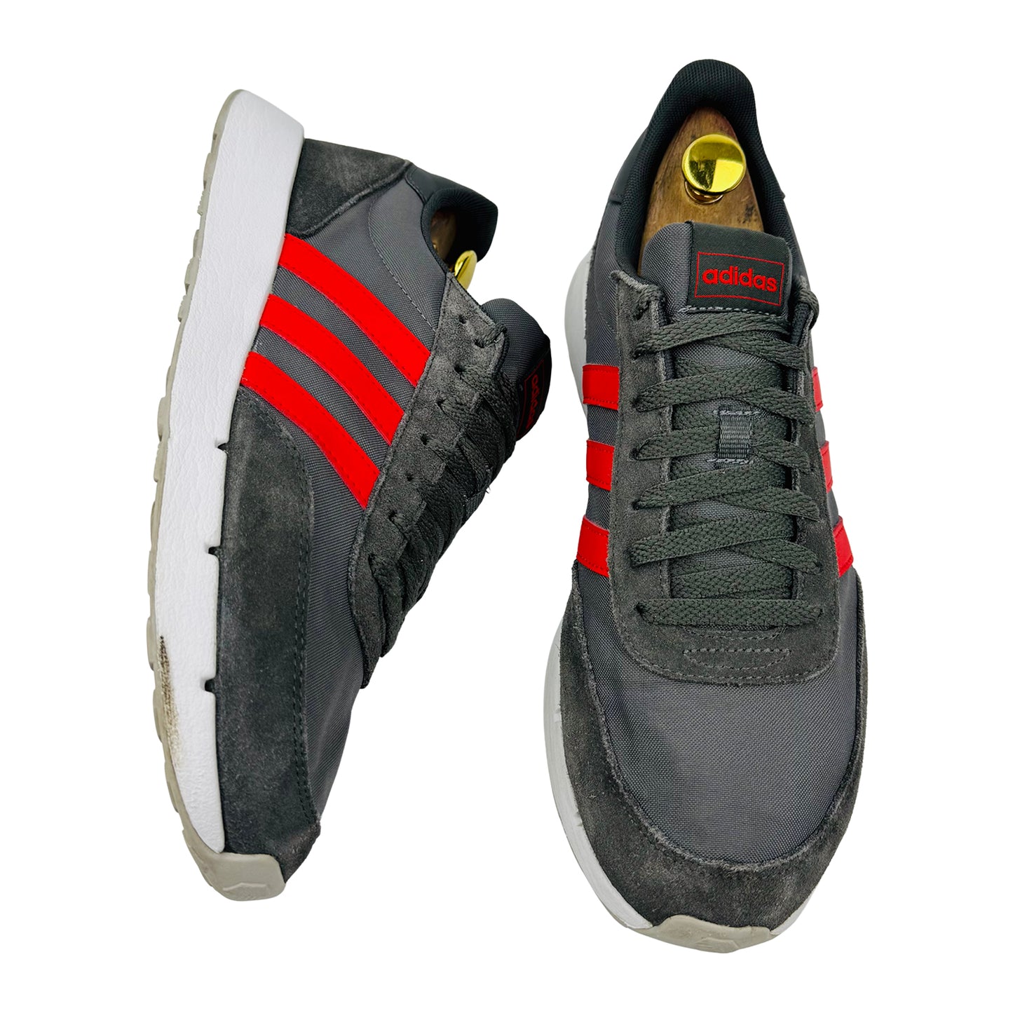 Adidas Run 60s 2.0 'Dark Grey' Sneakers (Size 44.5) - GW8058