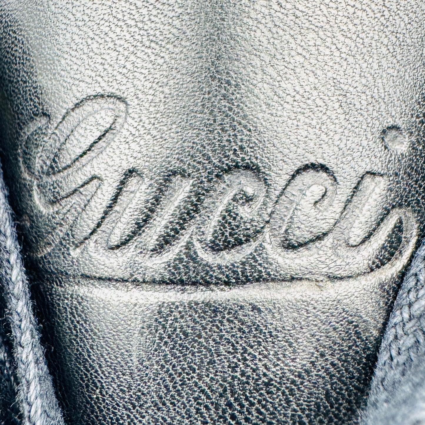 Gucci Men's GG Logo Black Leather Sneakers (Size 42/42.5)