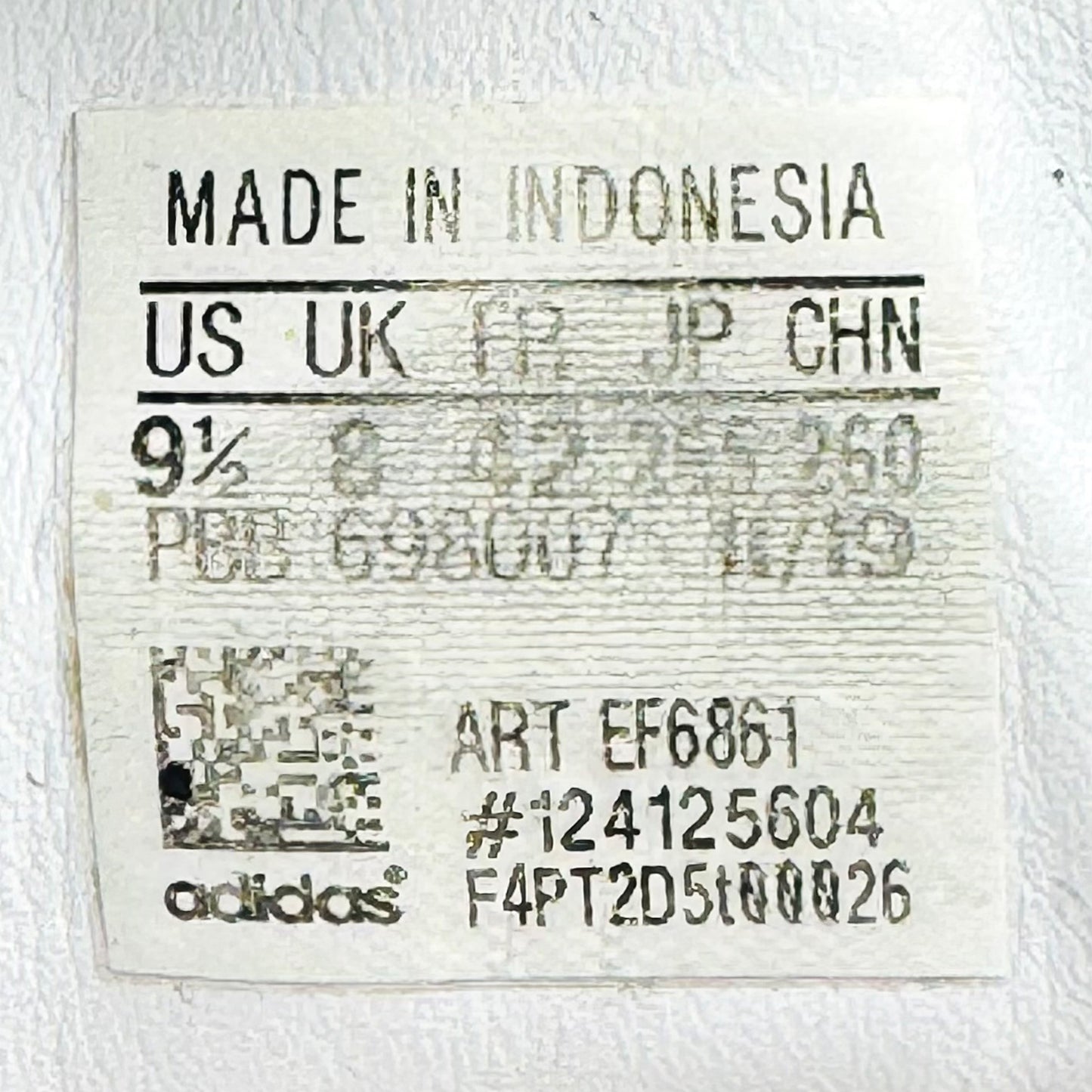 Adidas Stan Smith 'Cloud White' Sneakers (Size 42) - EF6861