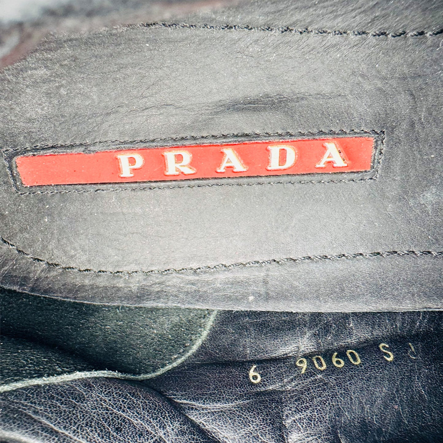 Prada America's Cup 'Black' Sneakers (Size 43) - PS0906