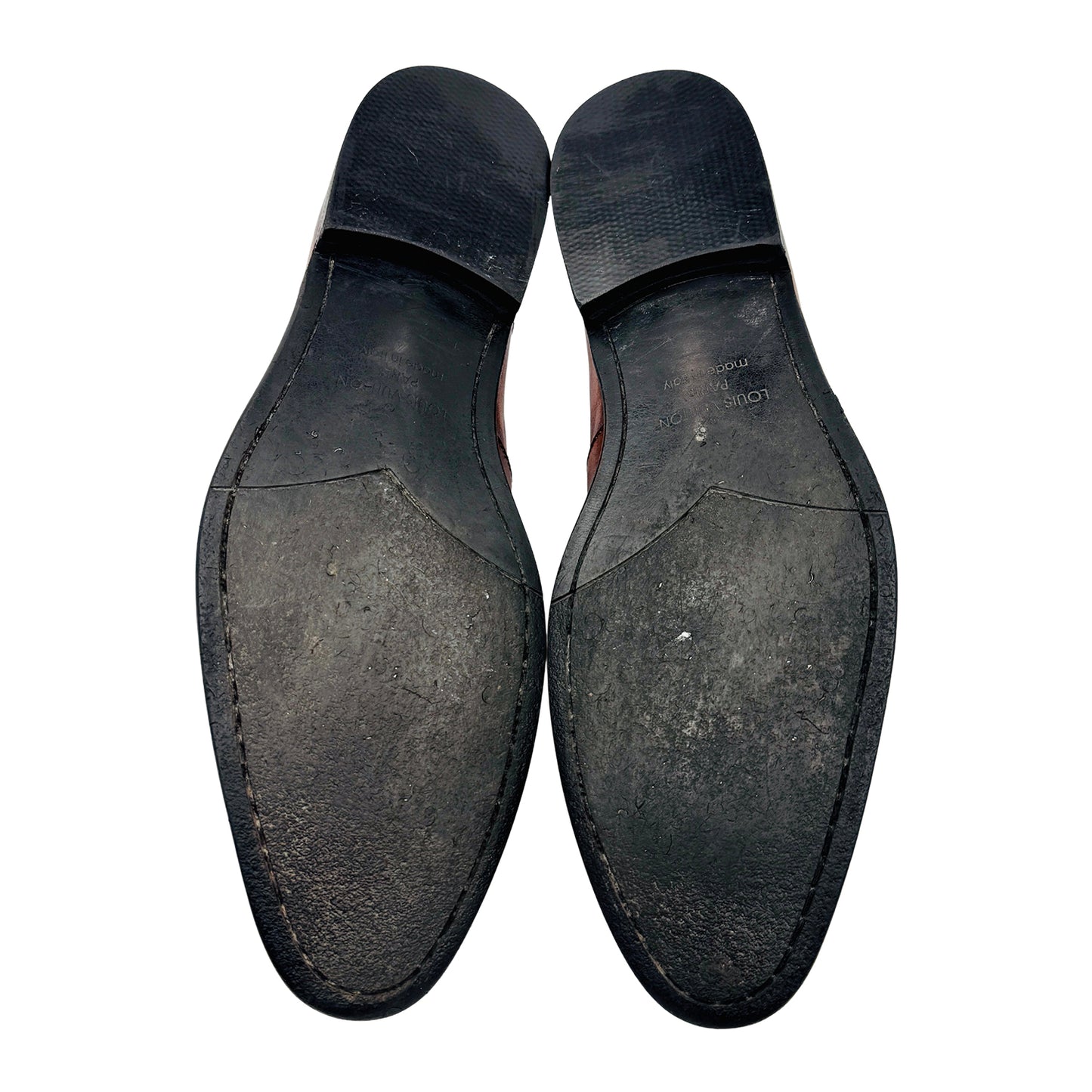 Louis Vuitton Major Brown Leather Loafers (Size 43)