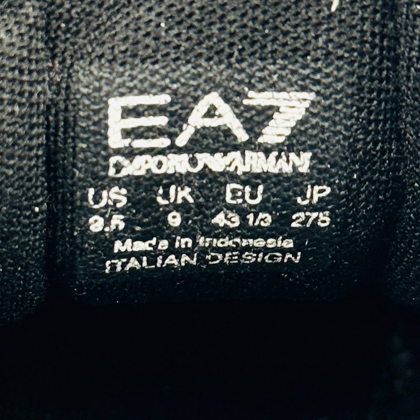 Emporio Armani EA7 Suede Sneakers (Size 43.5)