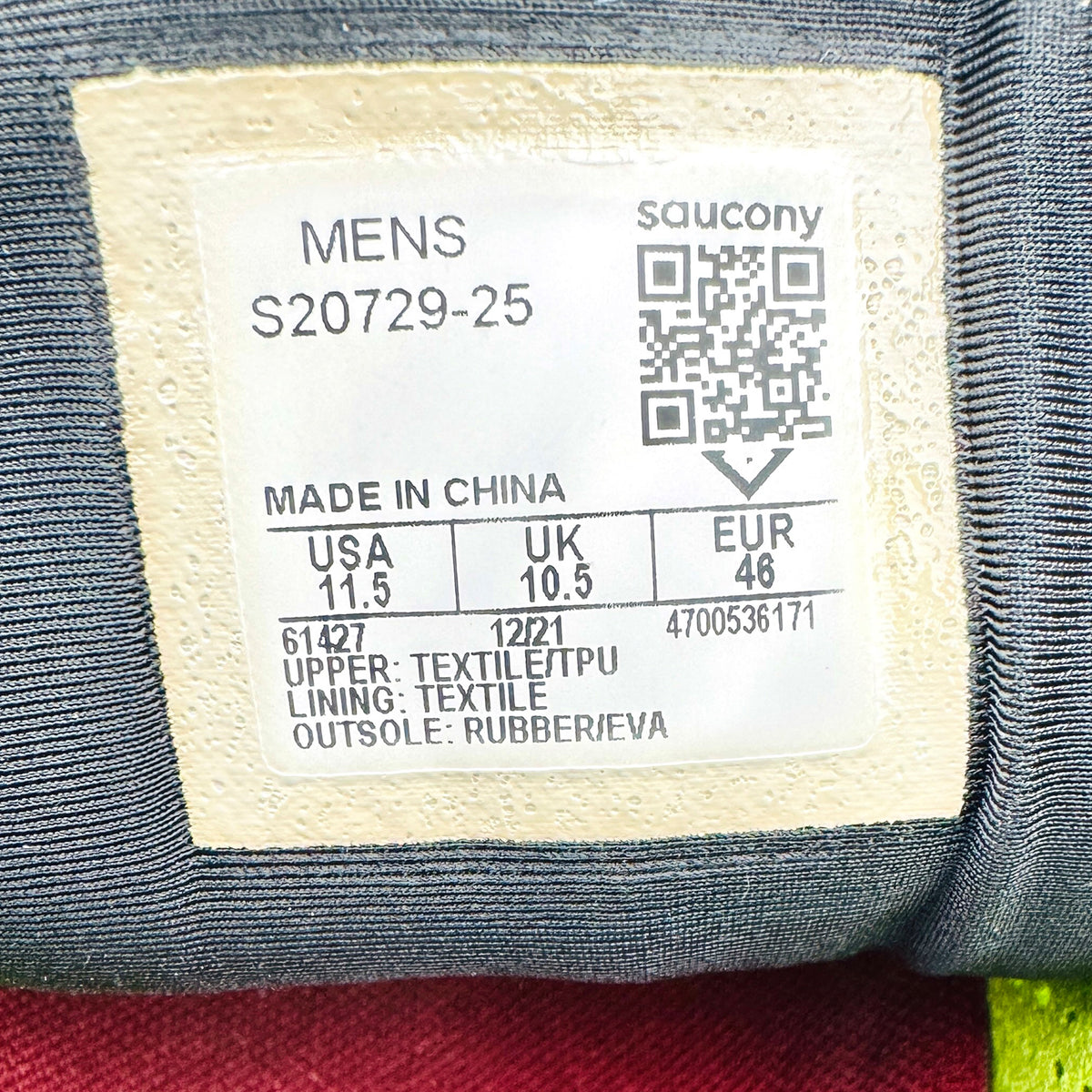 Saucony Ride 15 'Acid Lime Spice' Shoes (Size 46) - S20729-25