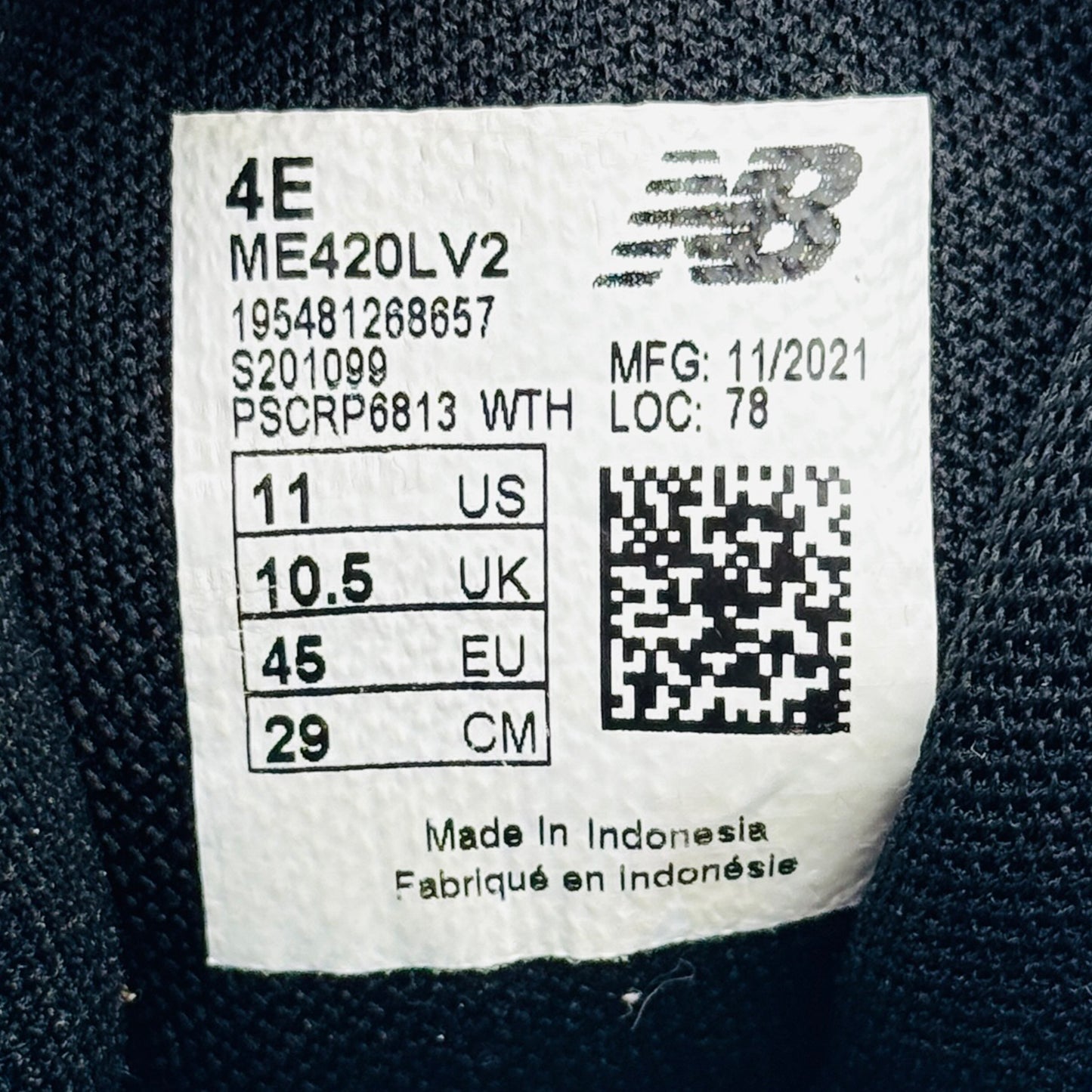 New Balance 420 V2 Vision Blue Shoes (Size 45) - ME420LV2