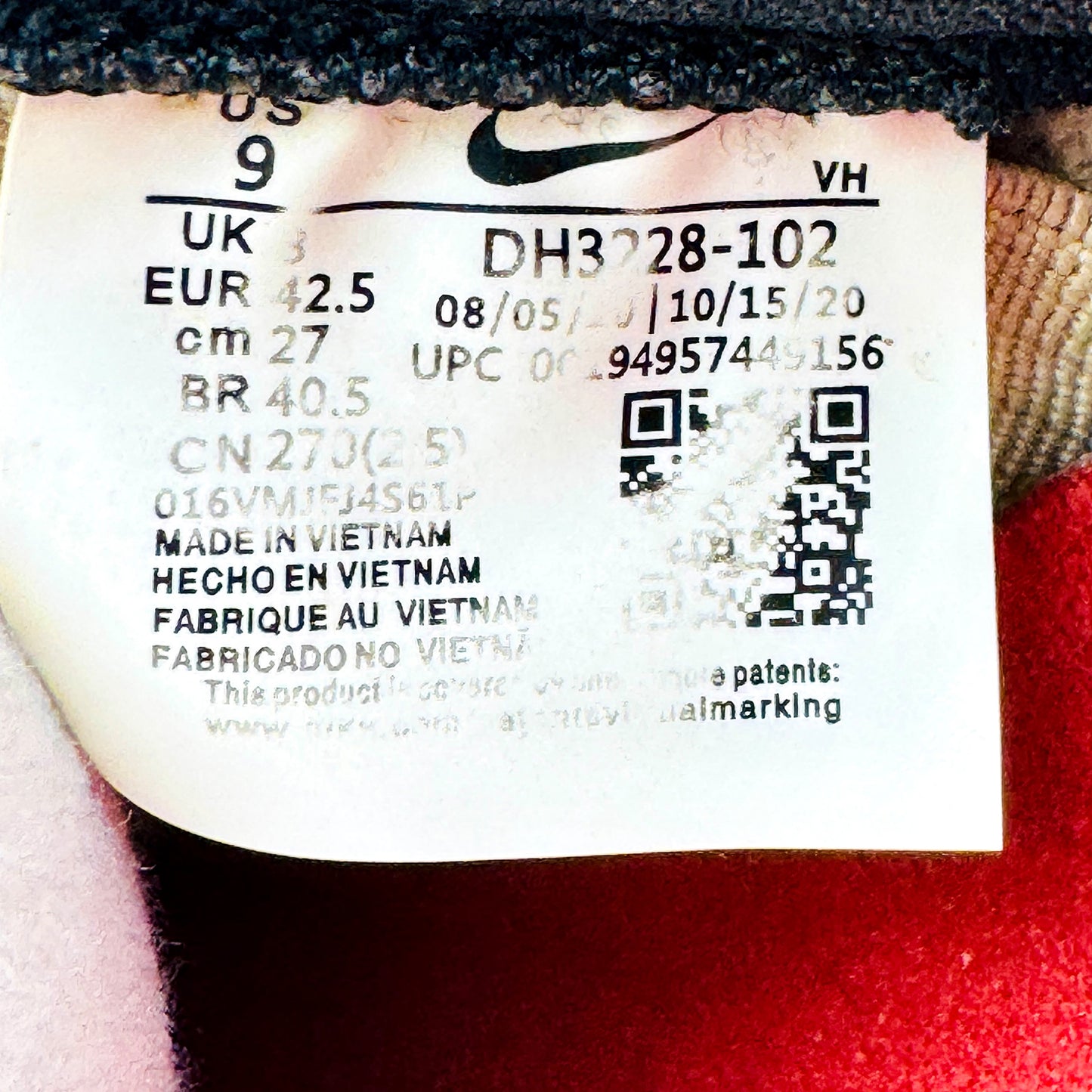 Supreme X Nike SB Dunk Low OG Shoes (Size 42.5) - DH3228-102