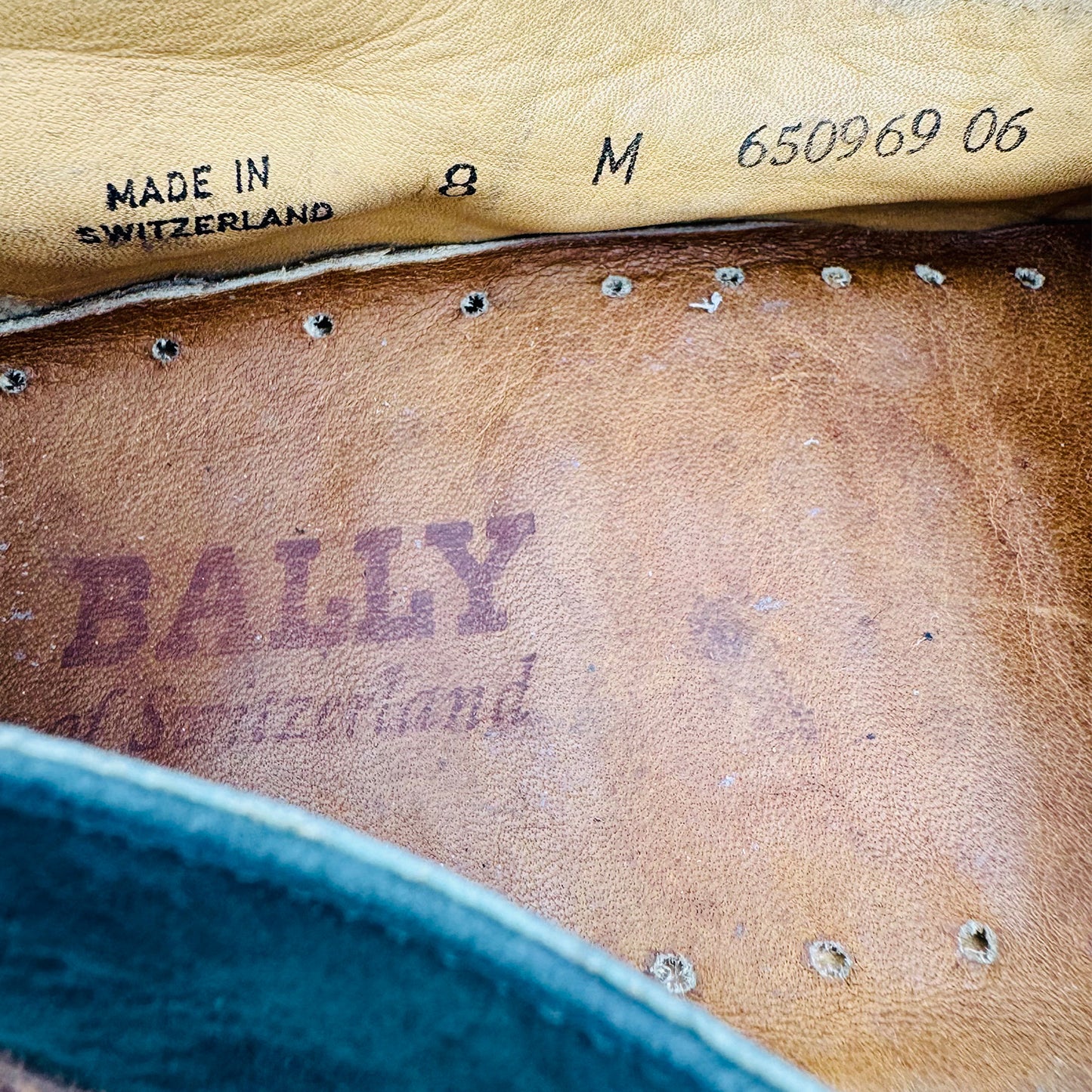 Bally Men's 'Brown Green' Slip-On Shoes (Size 41/41.5)