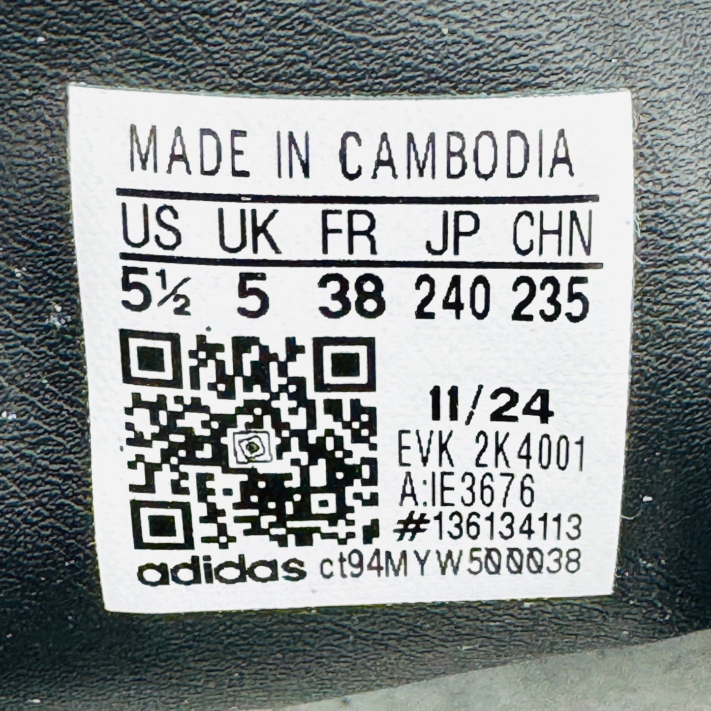 Adidas Samba OG Sneakers (Size 38) - IE3676