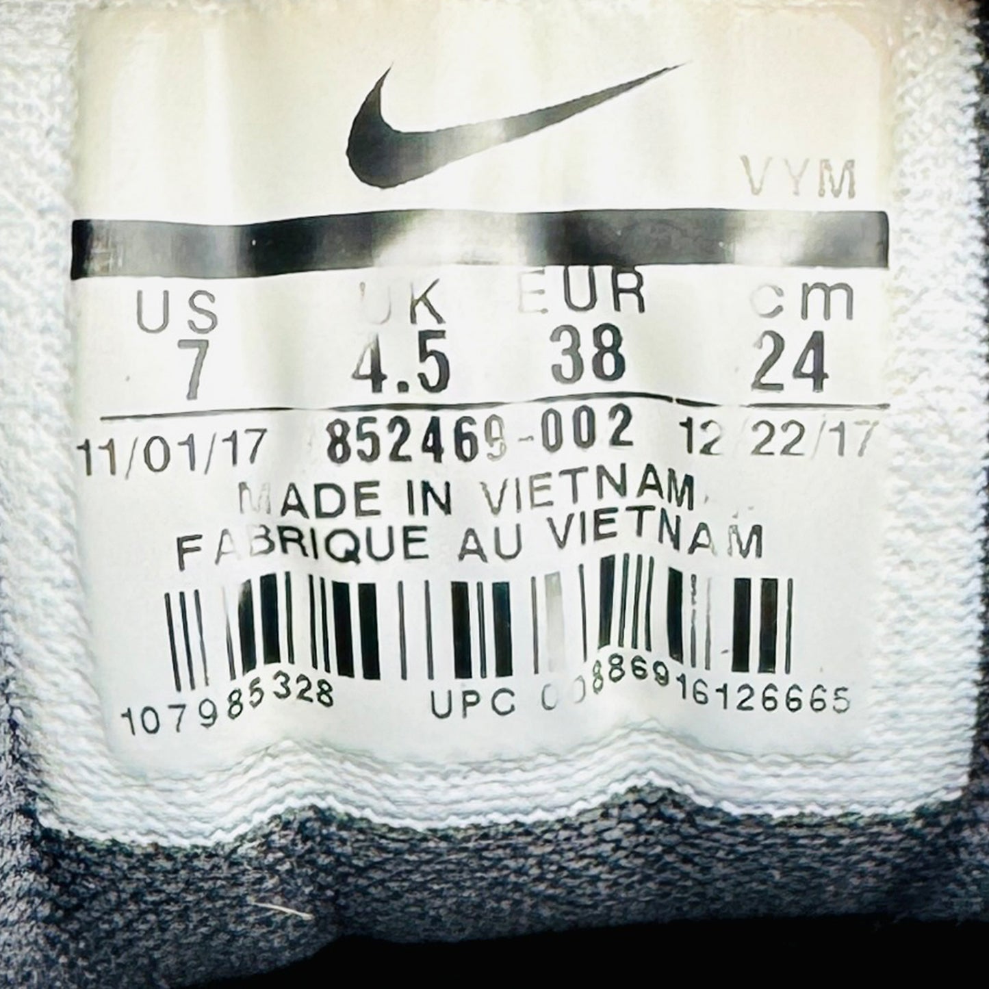 Nike LunarConverge 'Anthracite' Shoes (Size 38) - 852469-002