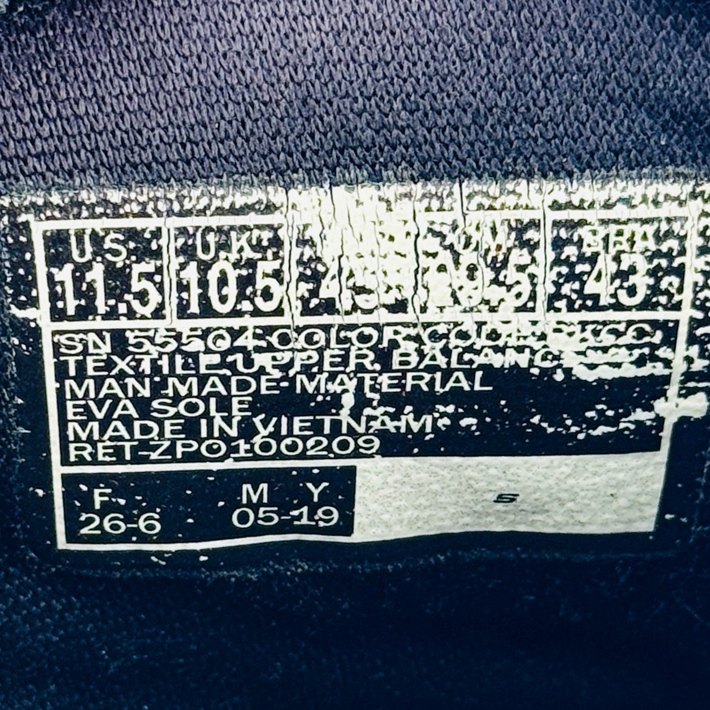 Skechers GOwalk 5 Merritt Shoes (Size 45/45.5) - 55504‑BKCC