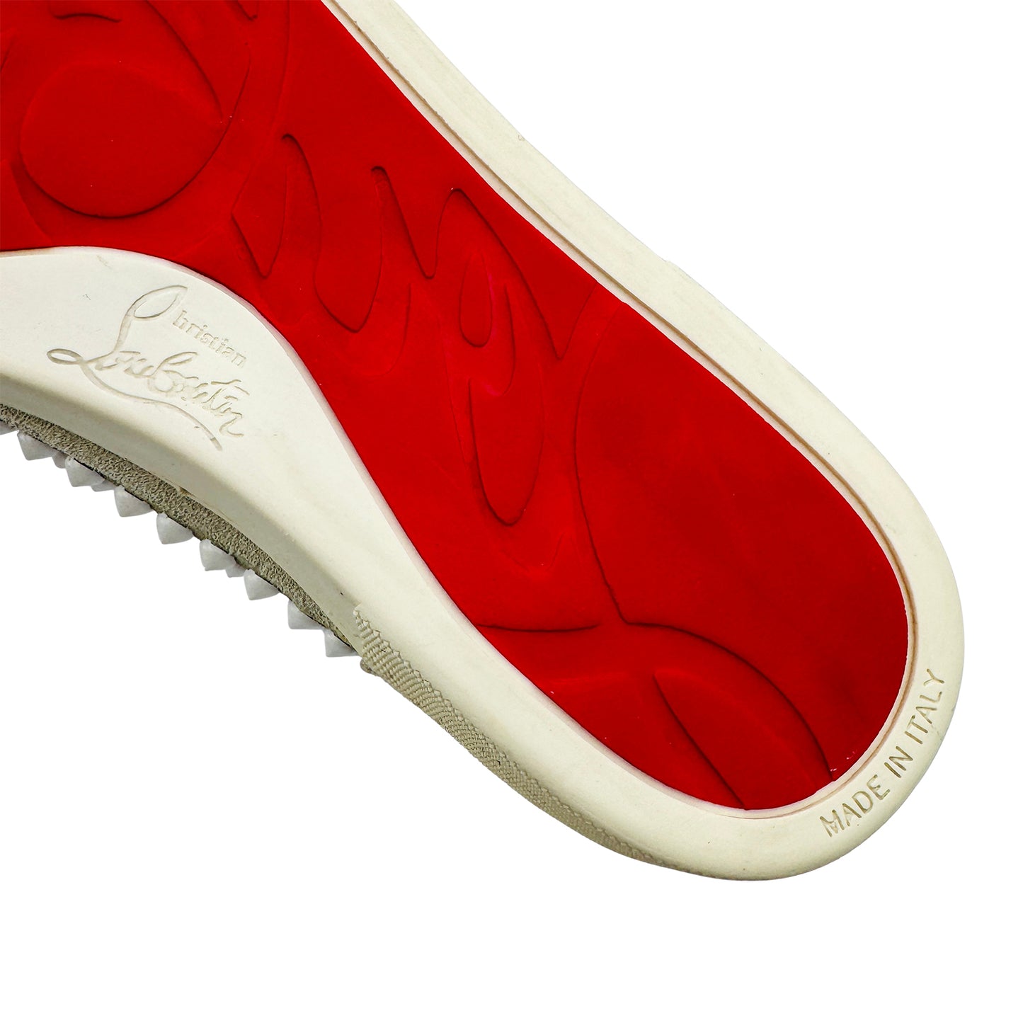 Christian Louboutin Men's Louis Spikes High top Sneakers (Size 45)