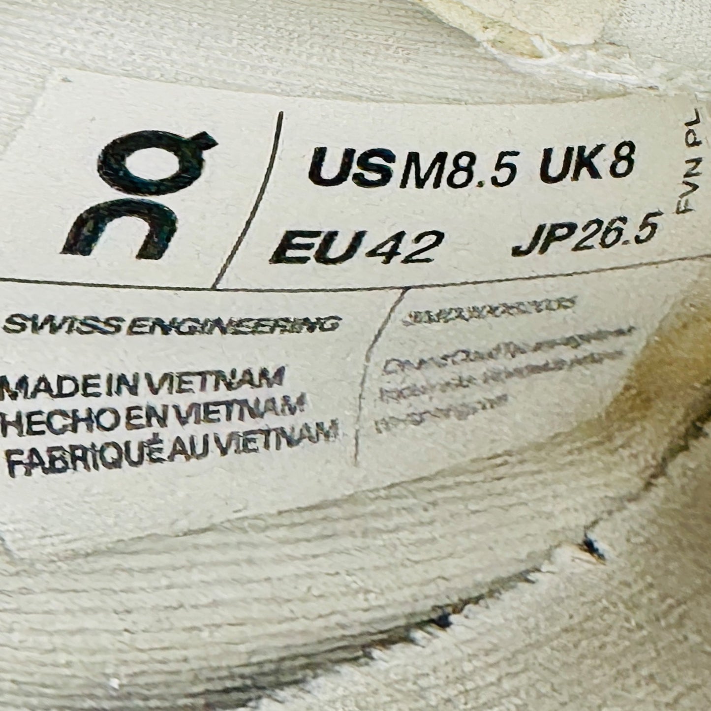 On Running Cloudpulse White Shoes (Size 42)