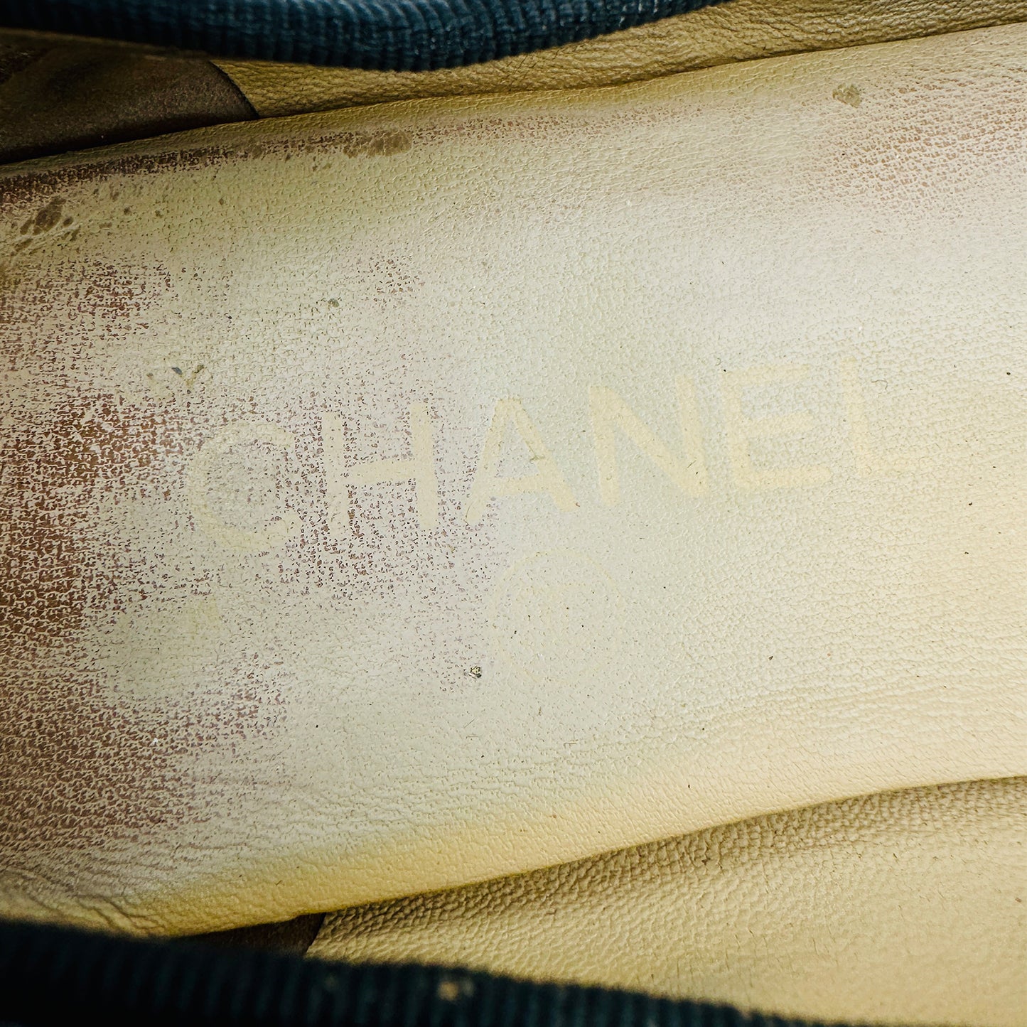 Chanel Black Leather Ballet Flats (Size 39)