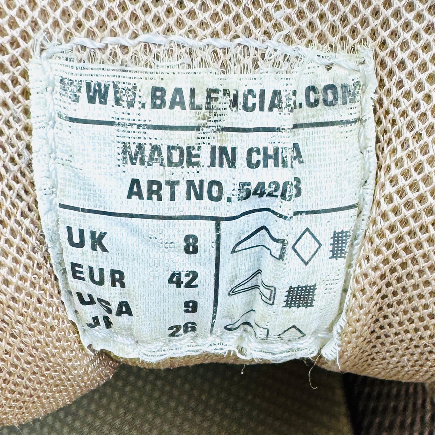 Balenciaga Track Beige Sneakers (Size 42) - 54203