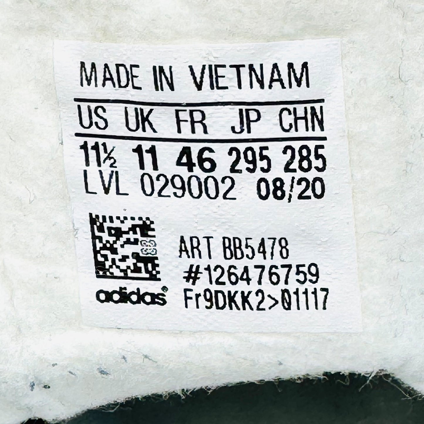 Adidas Gazelle Navy White Sneakers (Size 46) - BB5478