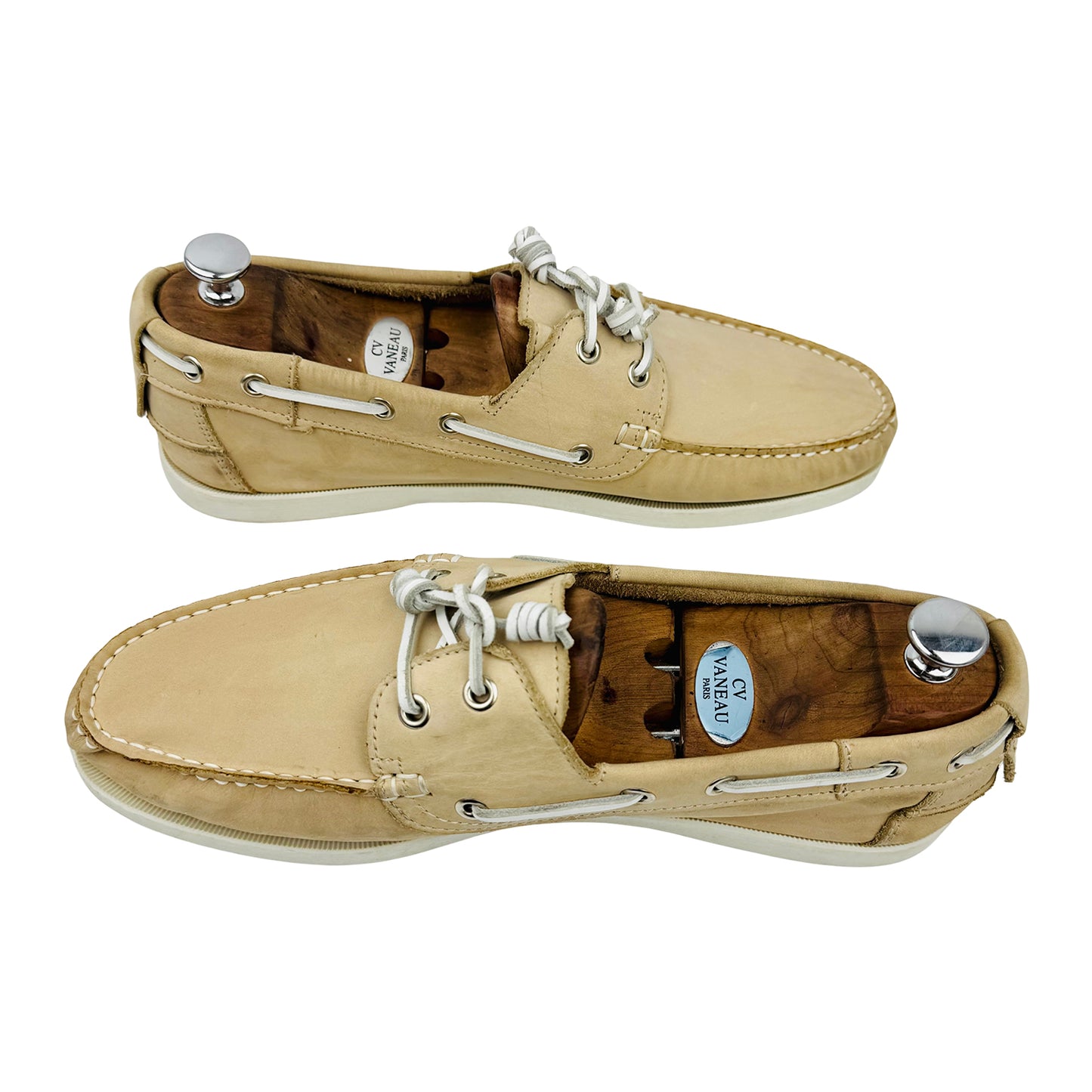 Industrie Clothing Men's Light Tan Boat Shoes (Size 44)