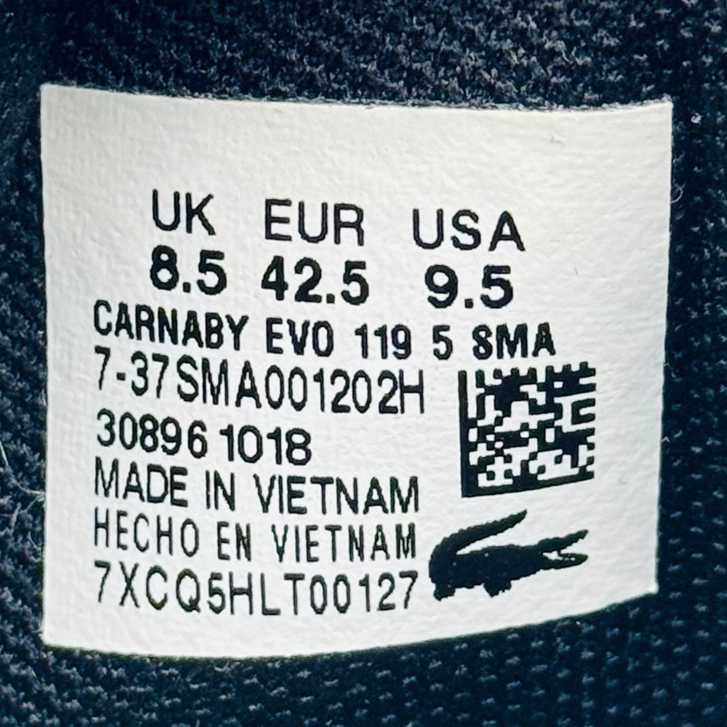 Lacoste Carnaby Evo 119 5 SMA Sneakers (Size 42.5) - 7-37SMA001202H