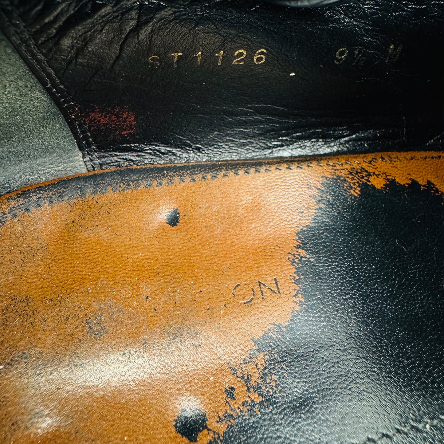 Louis Vuitton District Black Damier Embossed Shoes (Size 44)