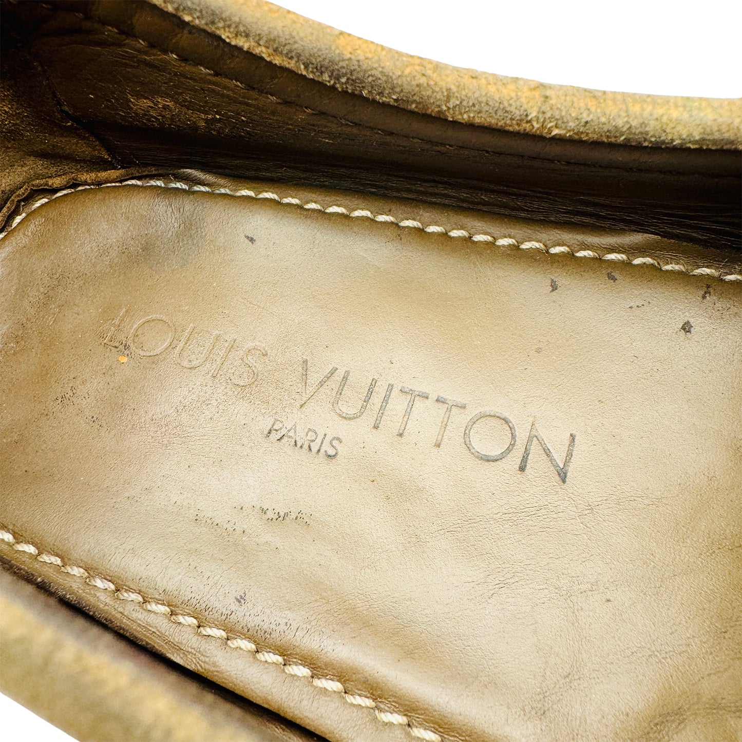 Louis Vuitton Men's Vintage Nubuck Loafers (Size 40/40.5)