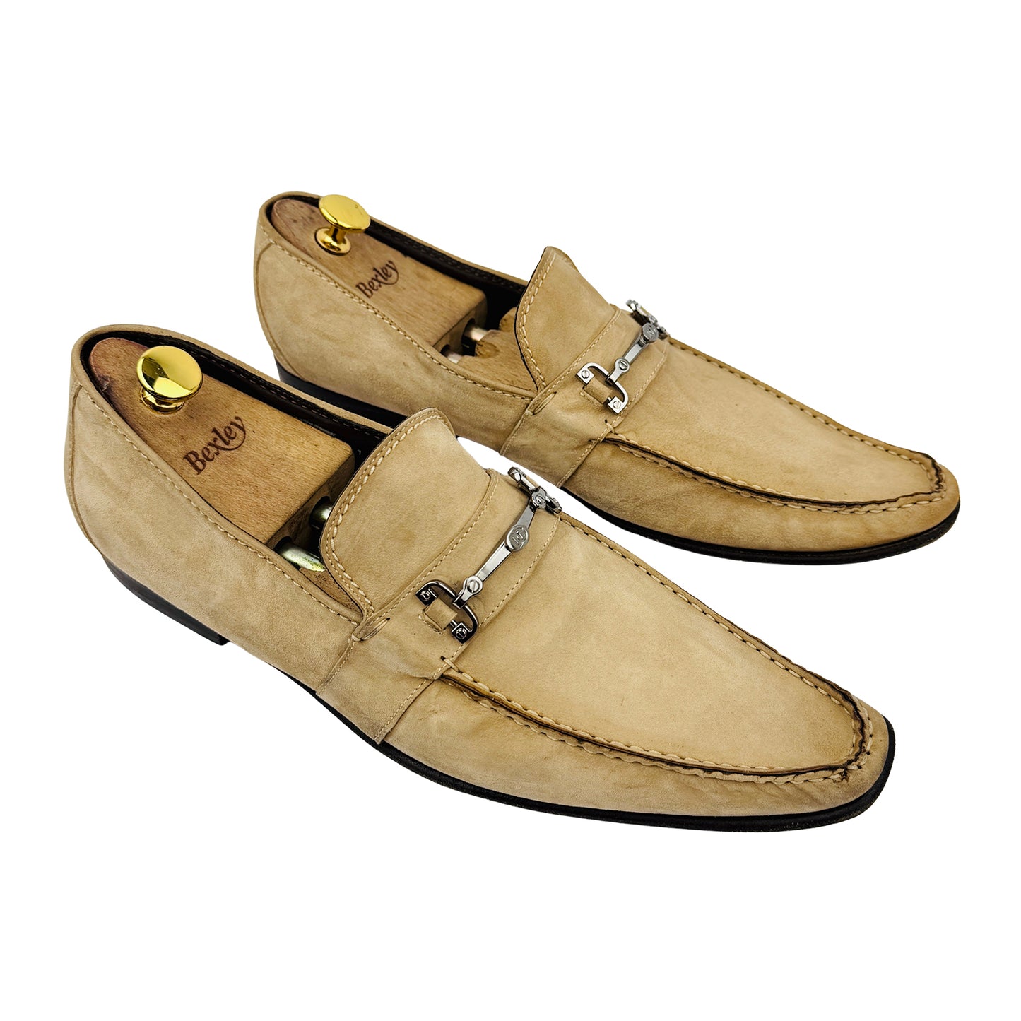 Dolce & Gabbana Men's Calfskin Suede Loafers (Size 44/44.5)