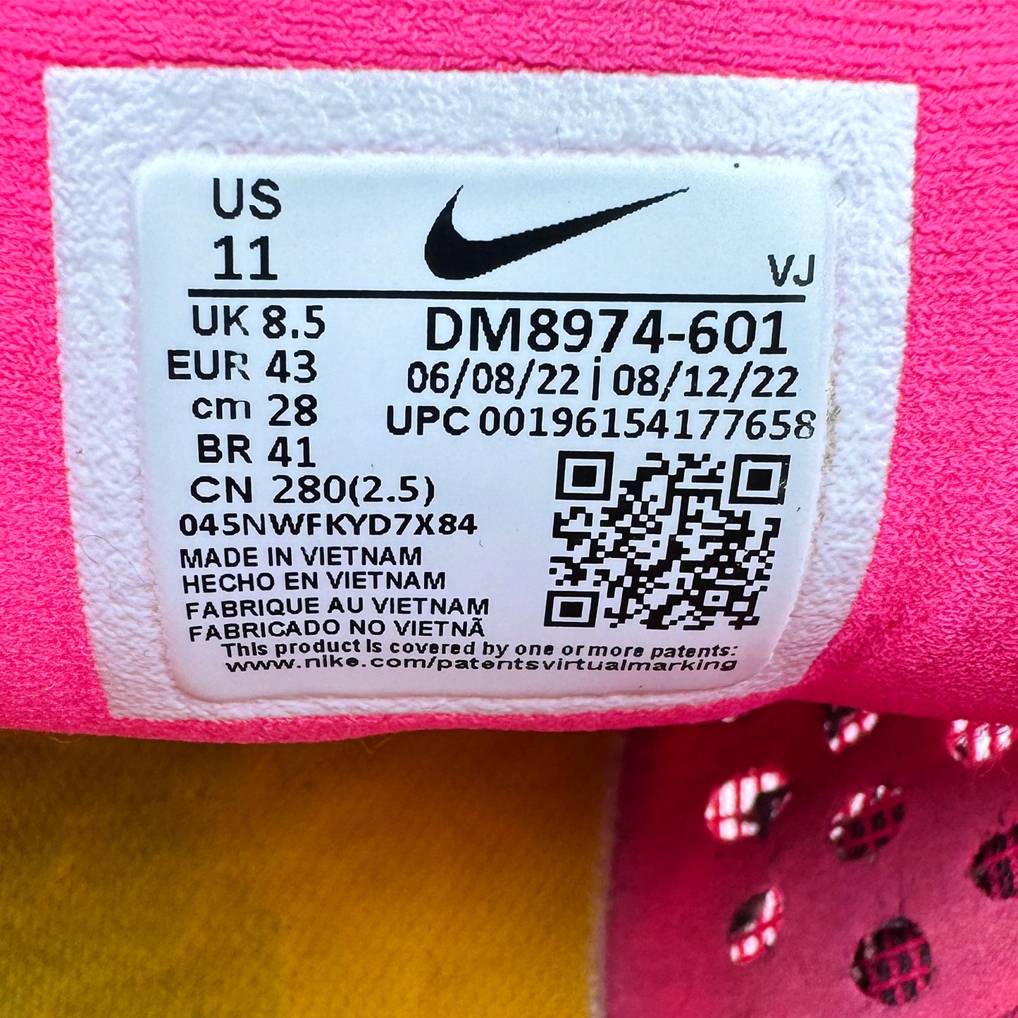 Nike Zoom Fly 5 'Hyper Pink' Shoes (Size 42.5/43) - DM8974-601