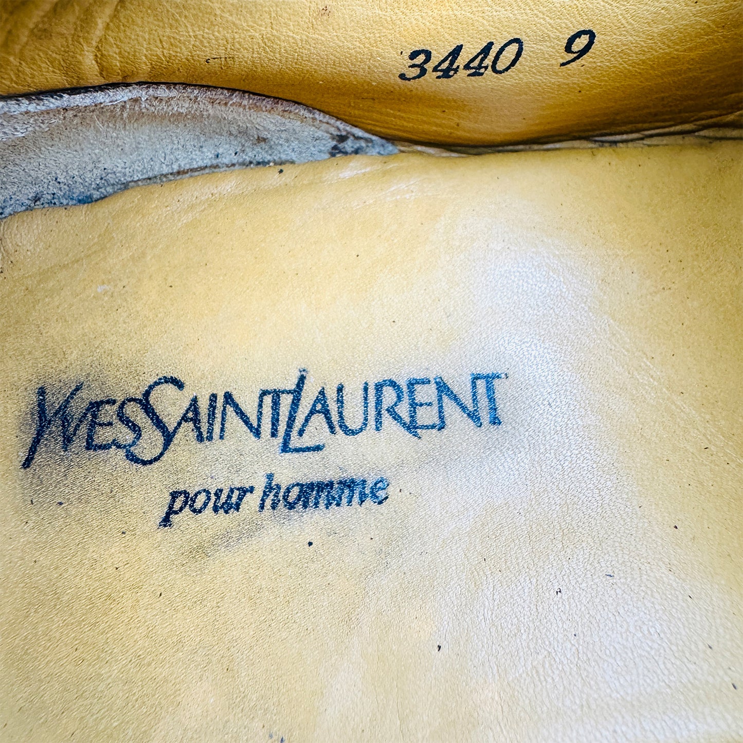 Yves Saint Laurent Men's Cognac Brown Loafers (Size 43)