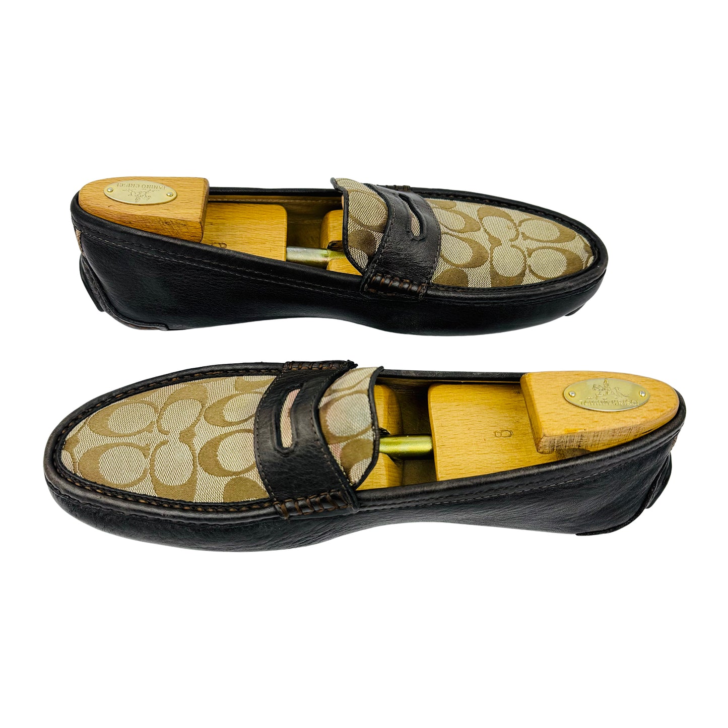 Coach Neal 'Brown Khaki' Driving Loafer (Size 44/44.5) - Q907